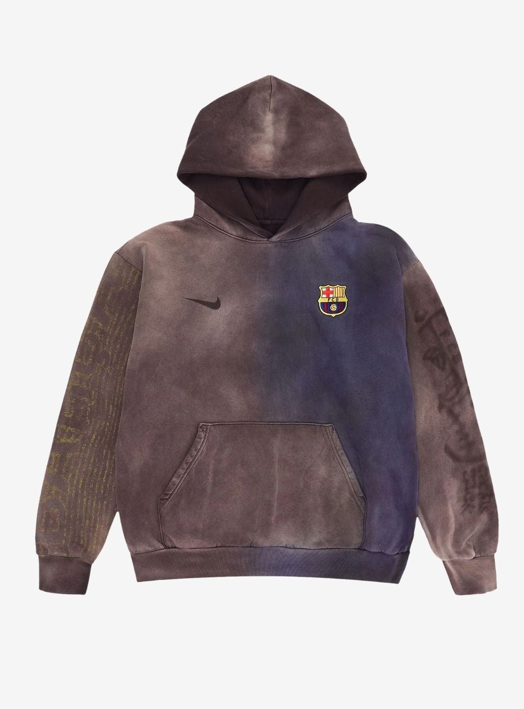 Travis Scott x Nike x FC Barcelona Split-Dye Crest Hoodie Multicolor | ResellZone