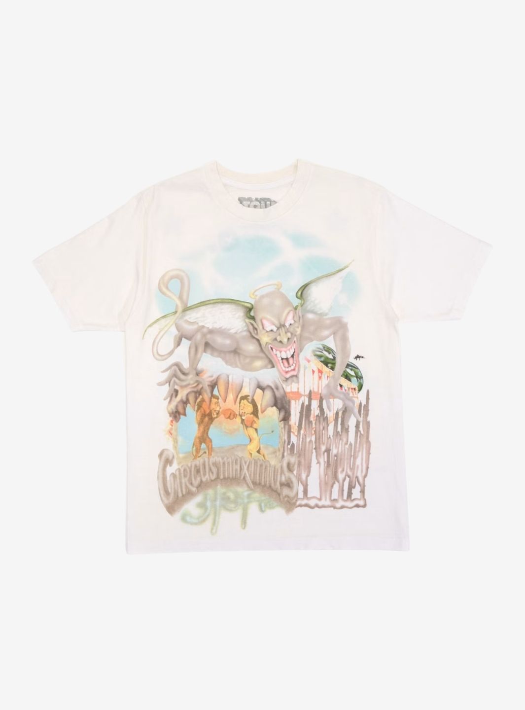 Travis Scott Utopia Circus Maximus 2023 Tour III T-Shirt White | ResellZone