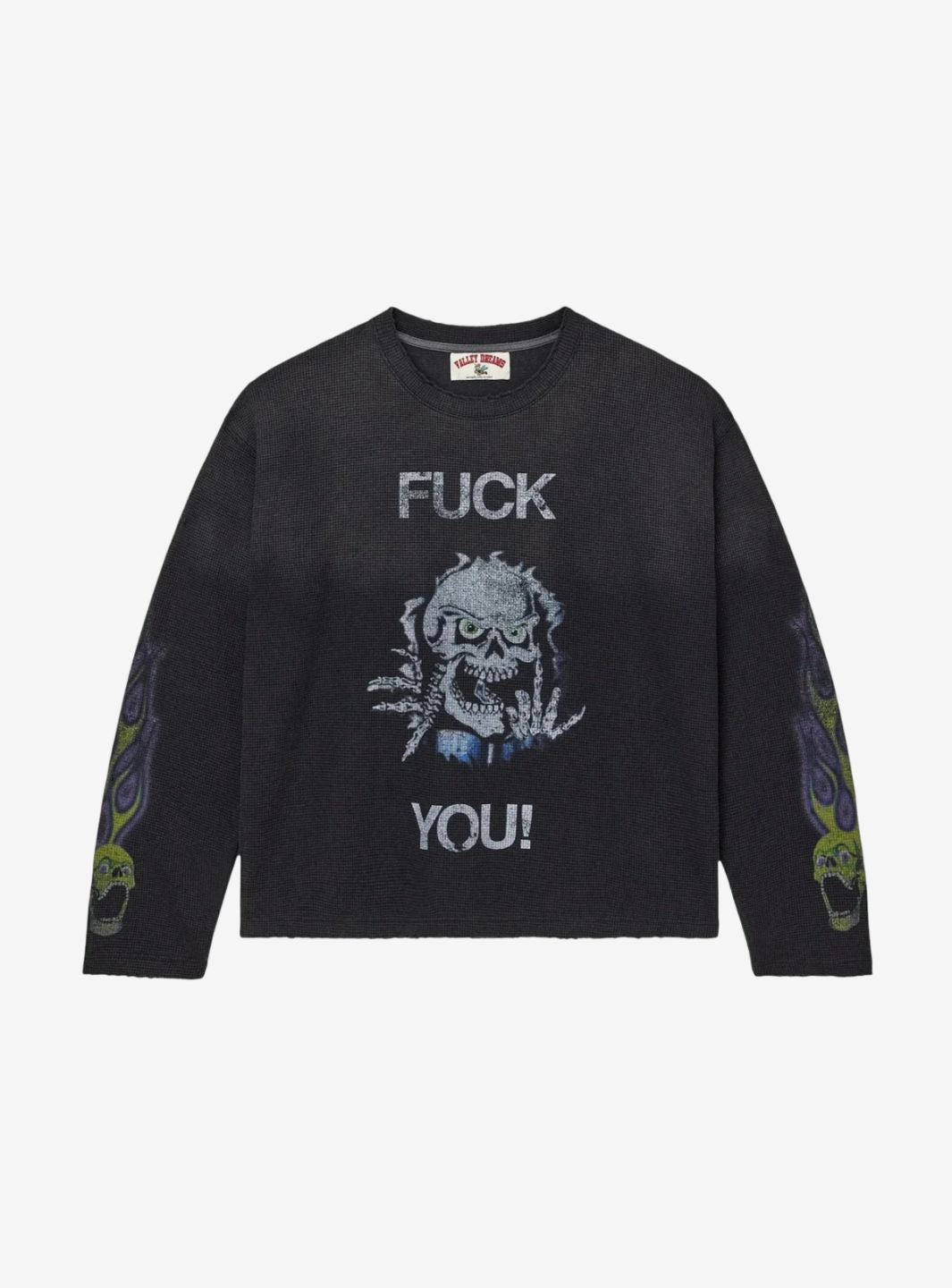 Vale Forever Fuck You Thermal L/S T-Shirt Black | ResellZone