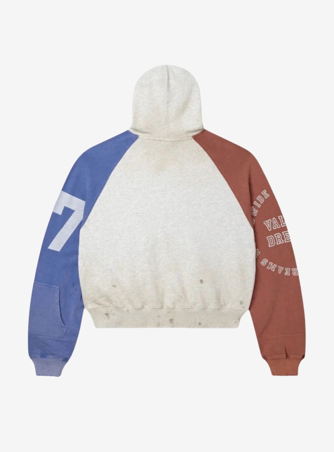 Vale Forever Patriot Chop and Screw Zip Up Hoodie Grey | ResellZone