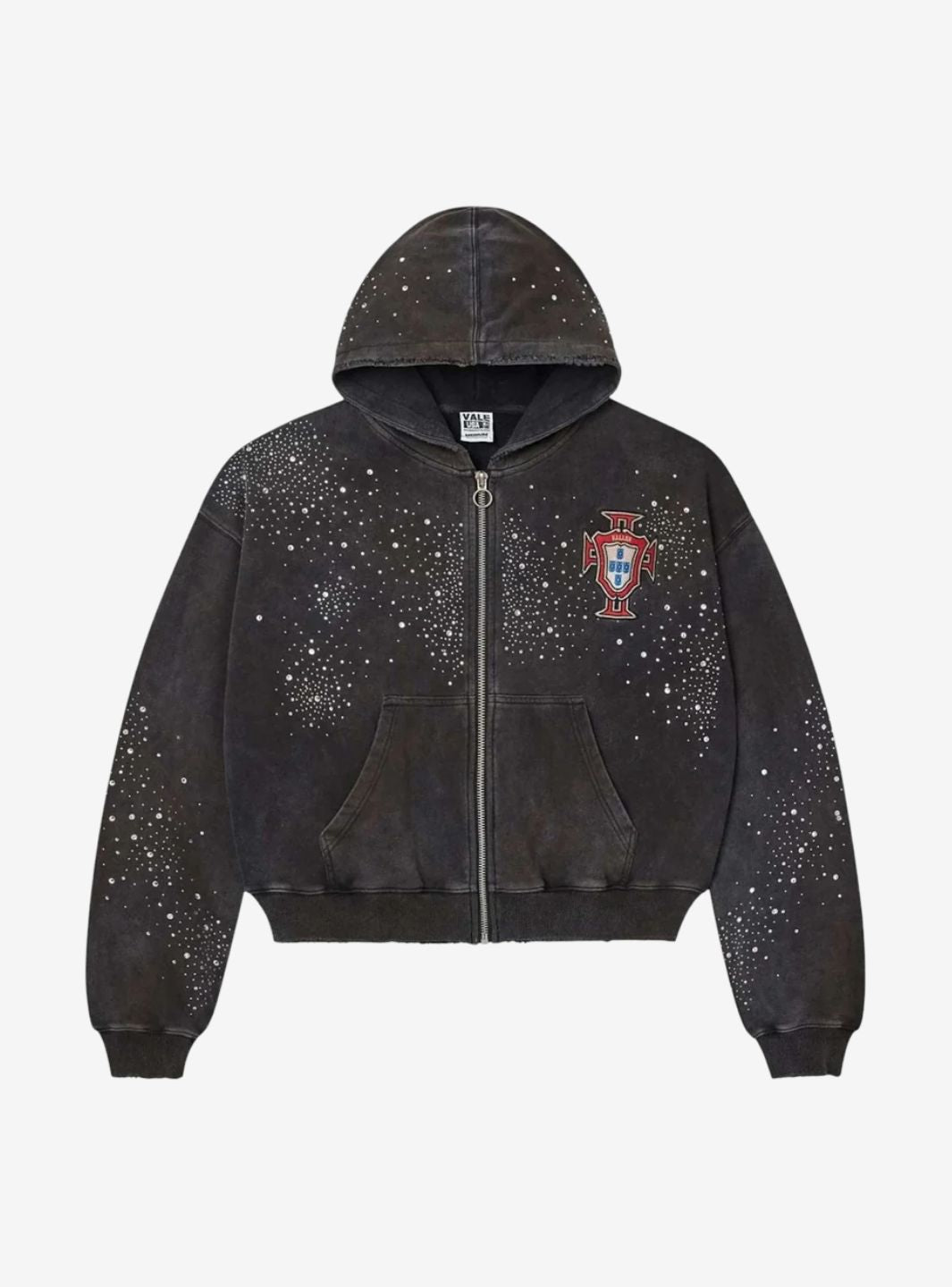 Vale Forever Pluto Cluster Zip Up Hoodie Black | ResellZone