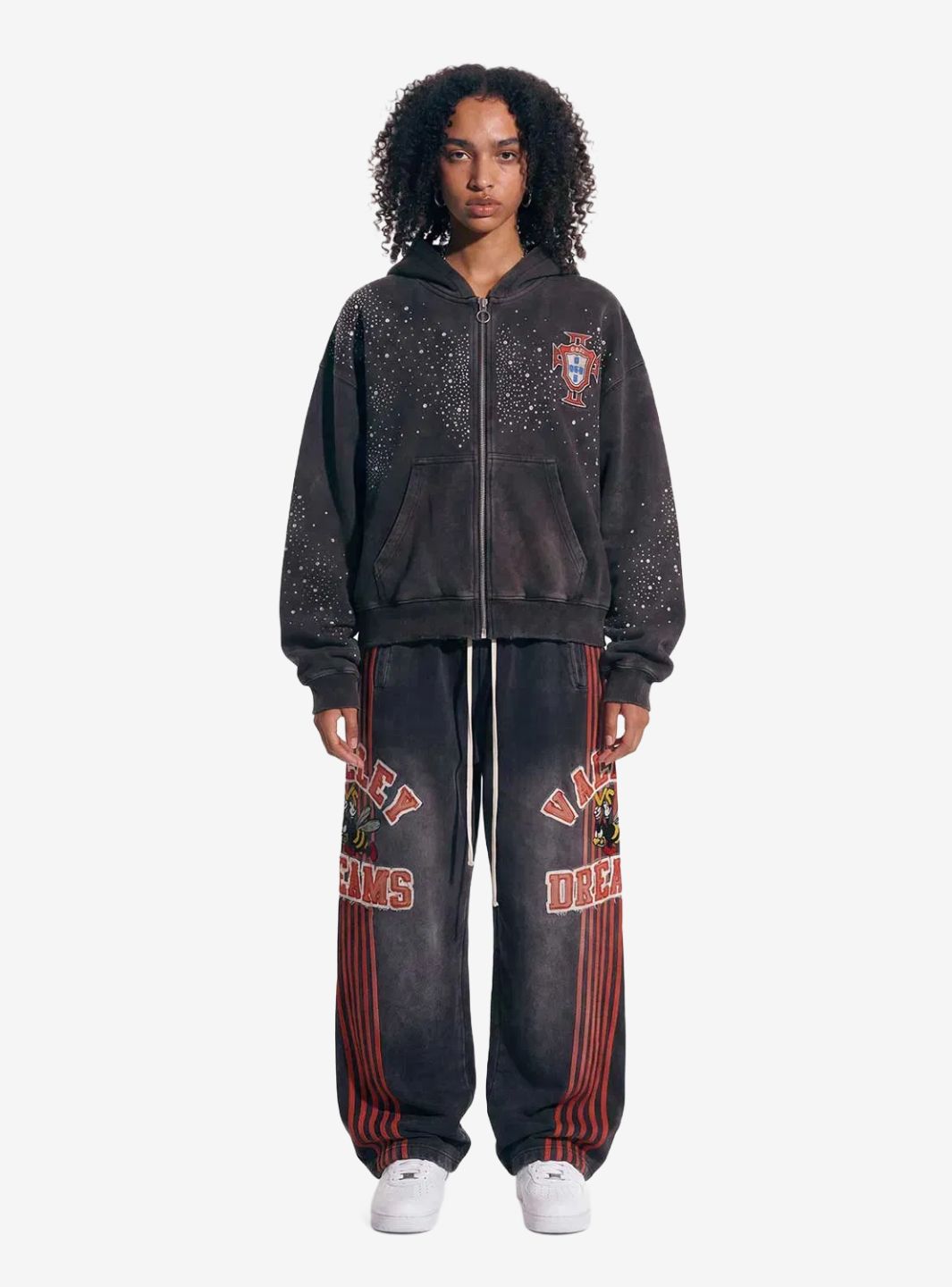 Vale Forever Pluto Cluster Zip Up Hoodie Black | ResellZone