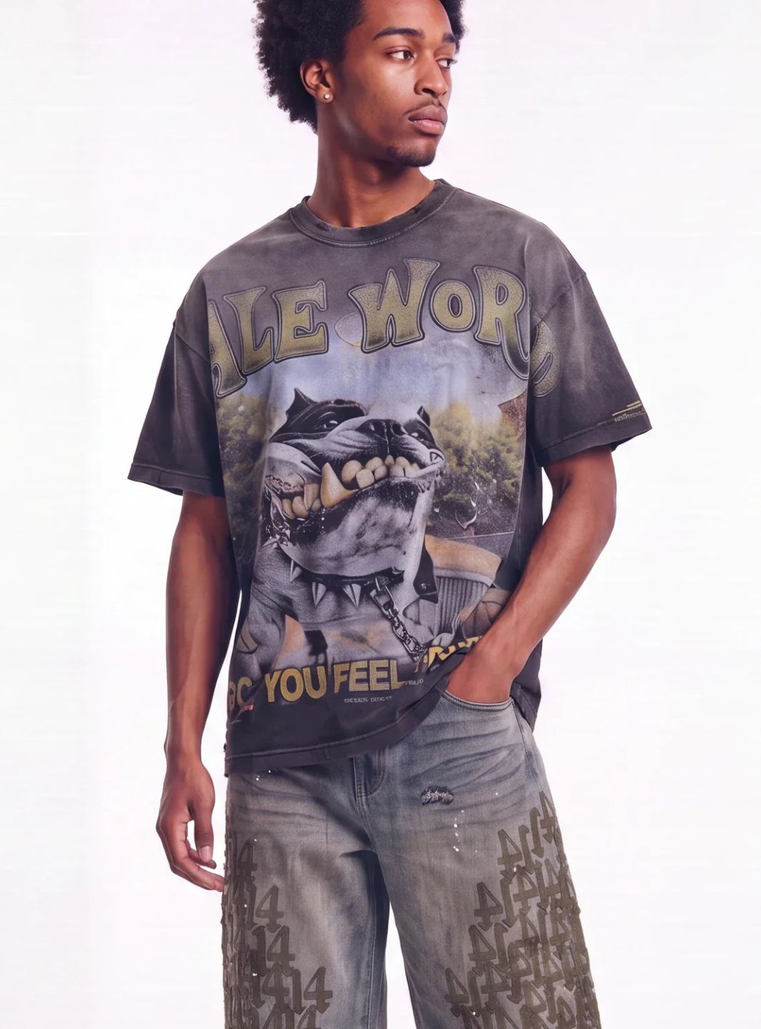 Vale Forever Wrecked T-Shirt Black Wash | ResellZone