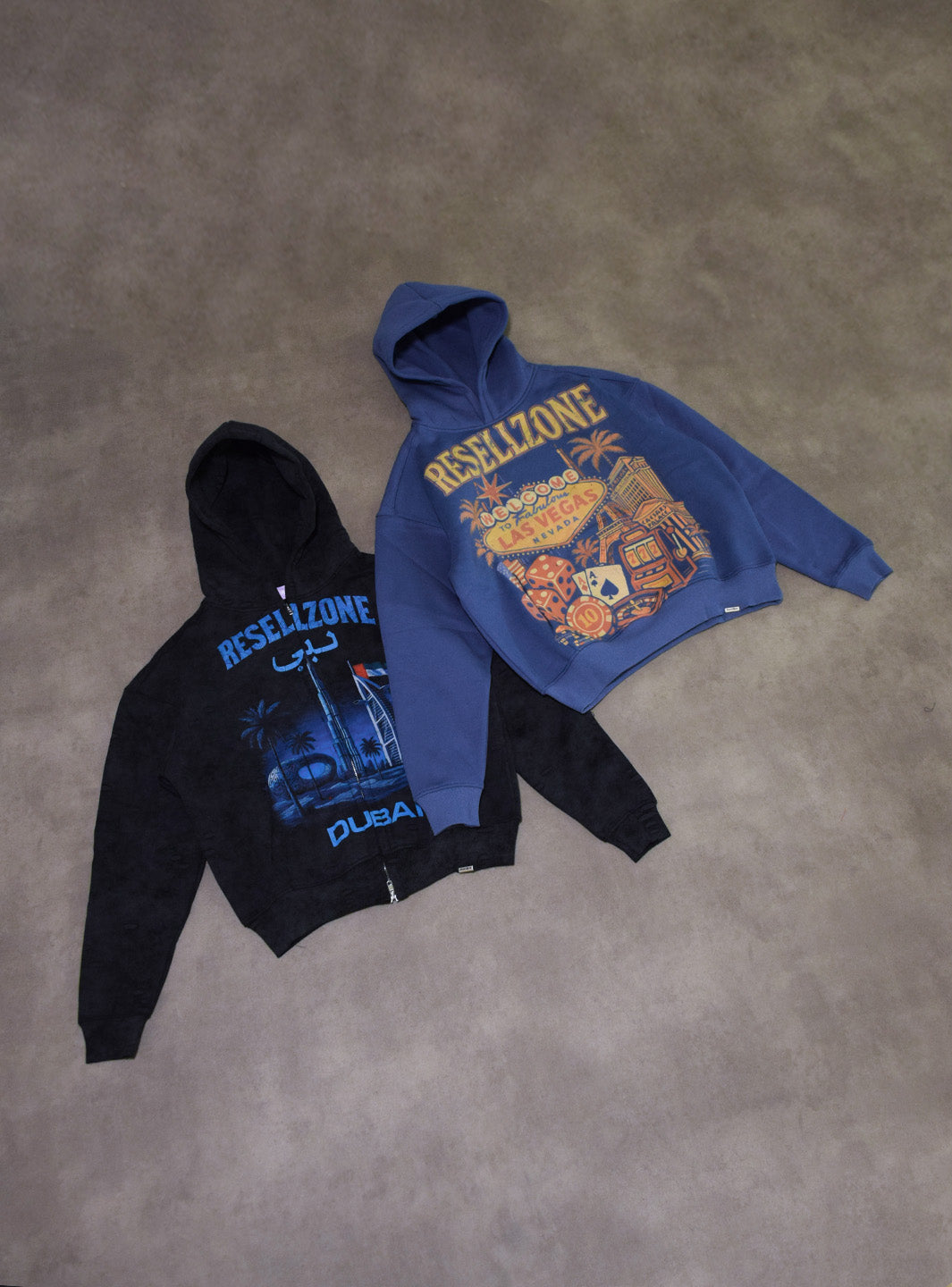 Vegas + Dubai Hooded Sweatshirt BUNDLE | ResellZone