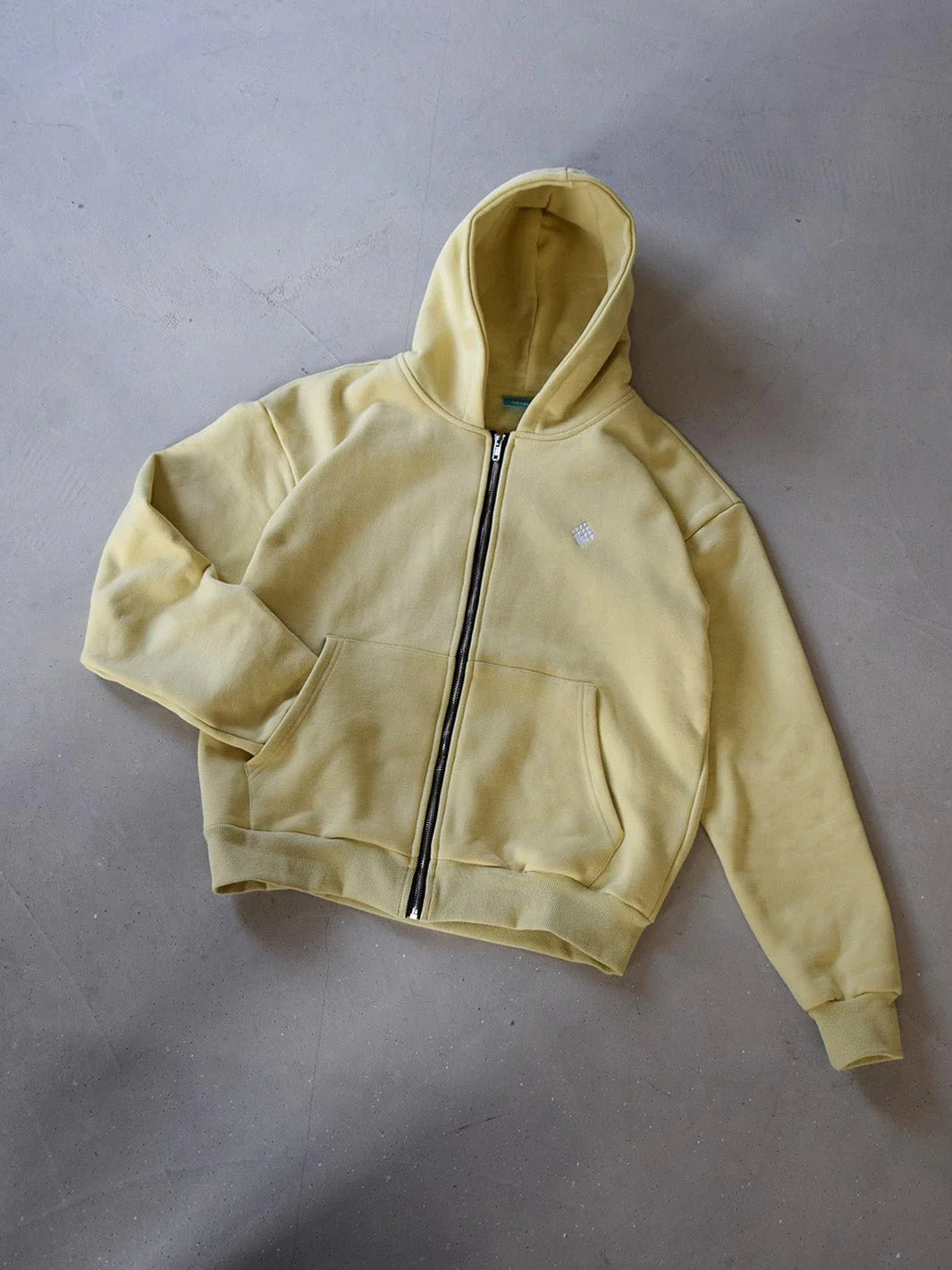 Pantalón Zip Hoodie Vintage Yellow | ResellZone