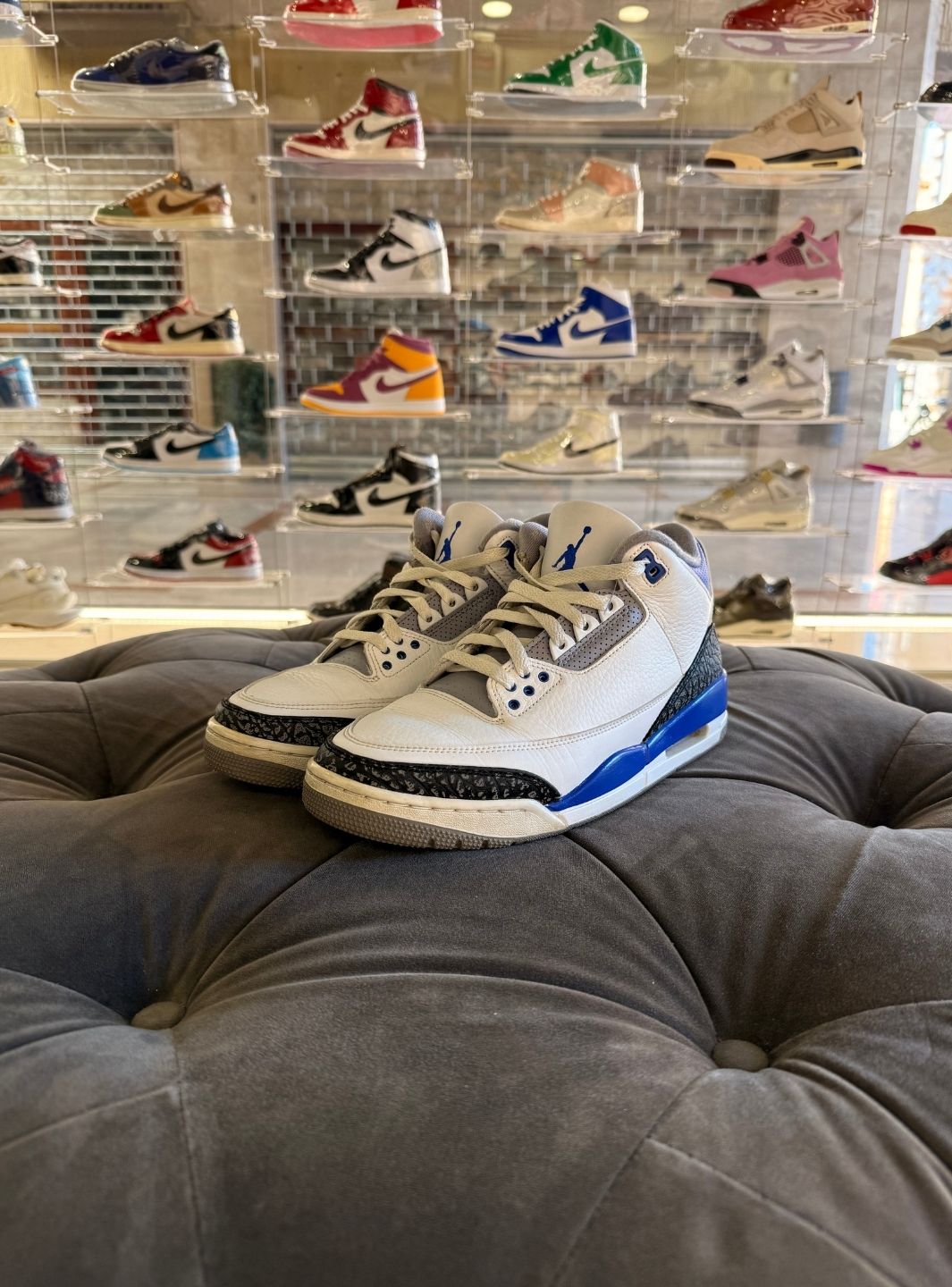 Air Jordan 3 Retro Racer Blue - Usato 8.5/10
