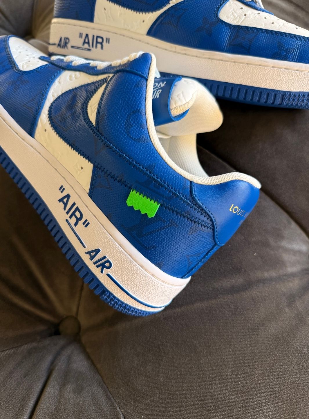 Louis Vuitton Nike Air Force 1 Low By Virgil Abloh White Royal - Sneakers Usate | ResellZone