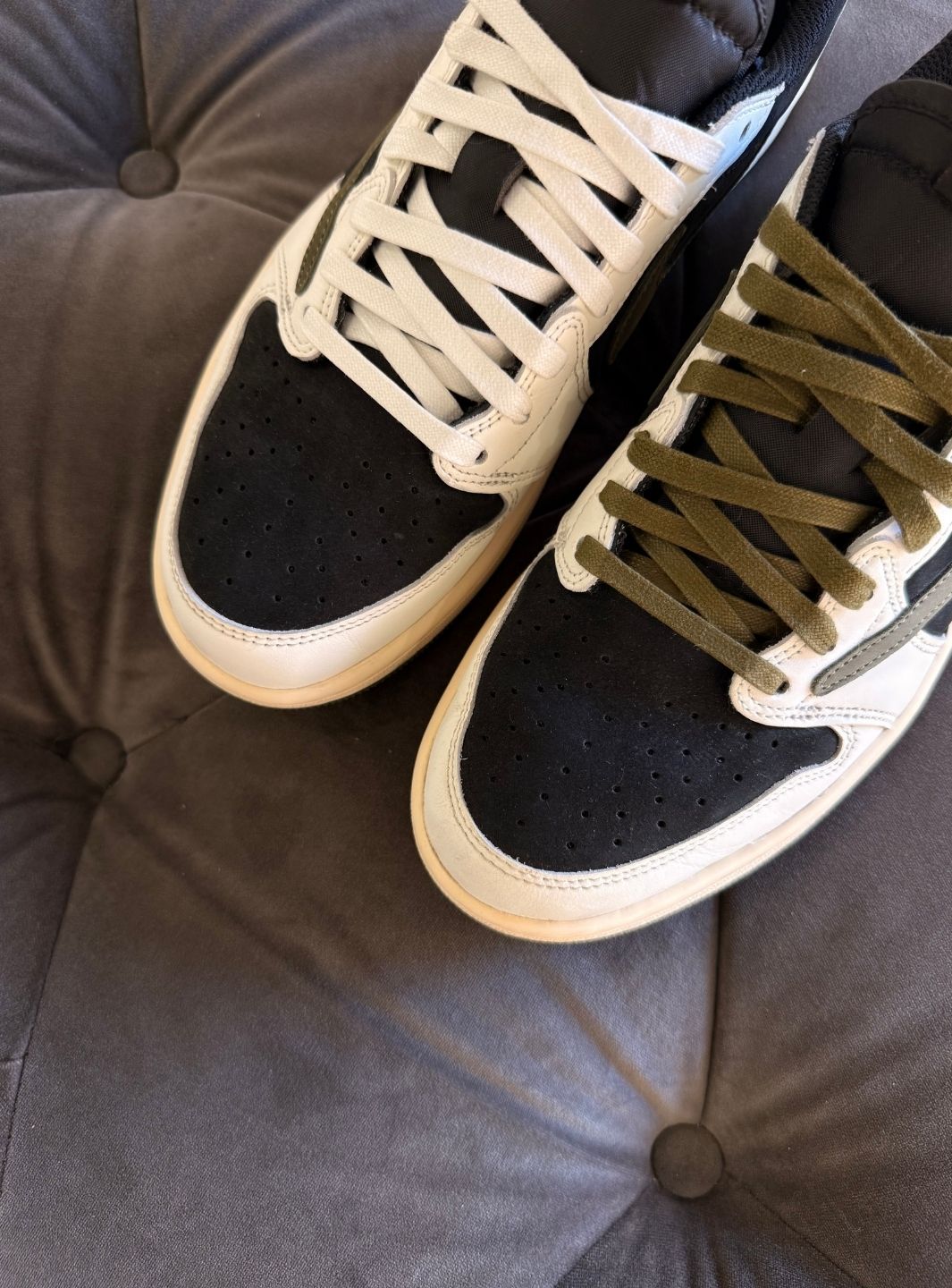 Air Jordan 1 Retro Low OG SP Travis Scott Olive - Usato 9.5/10