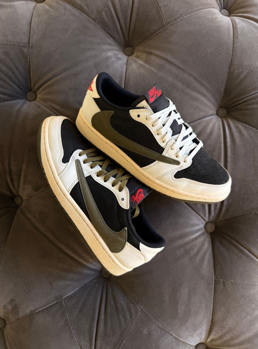 Air Jordan 1 Retro Low OG SP Travis Scott Olive - Usato 9.5/10