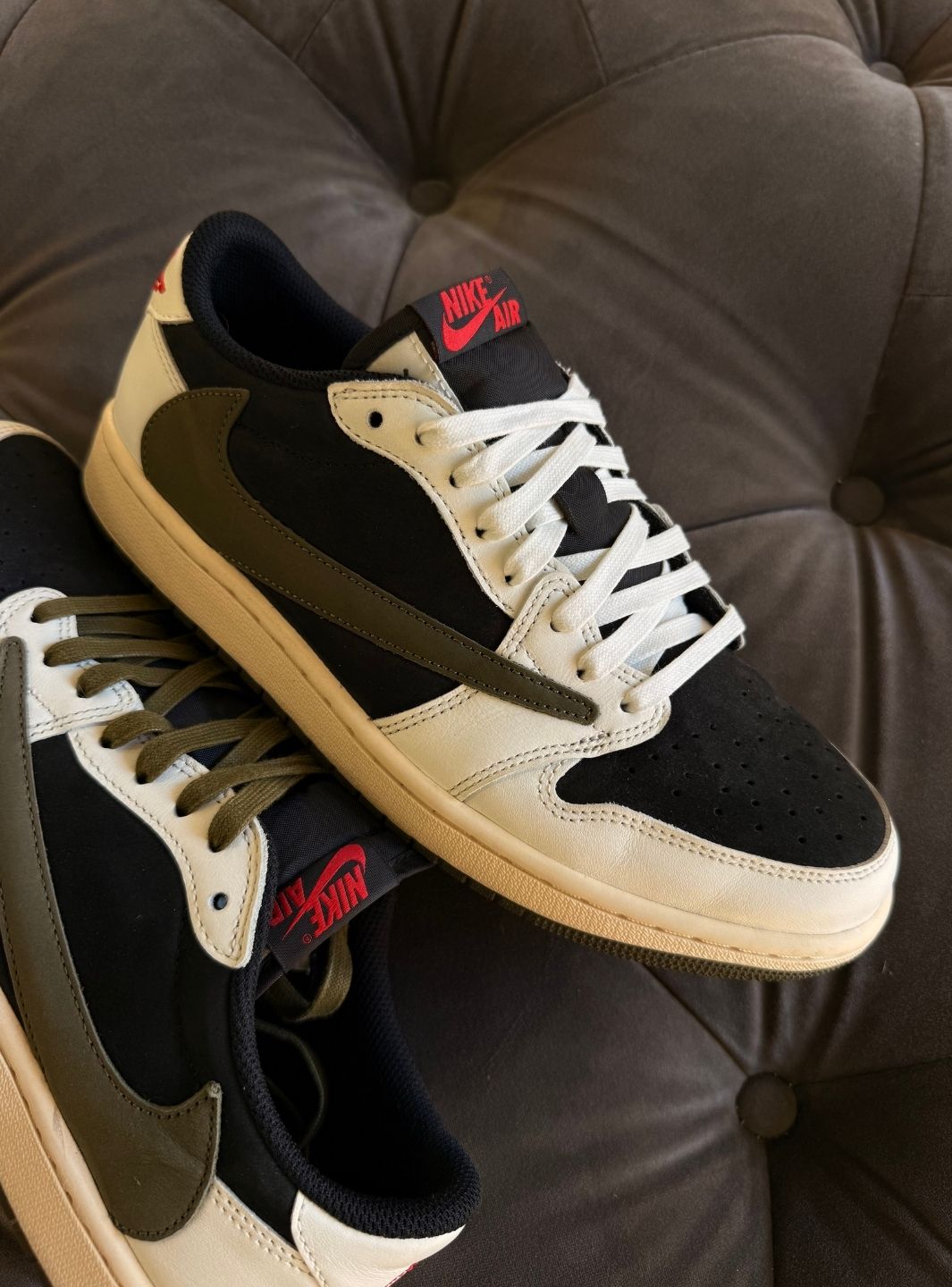 Air Jordan 1 Retro Low OG SP Travis Scott Olive - Usato 9.5/10