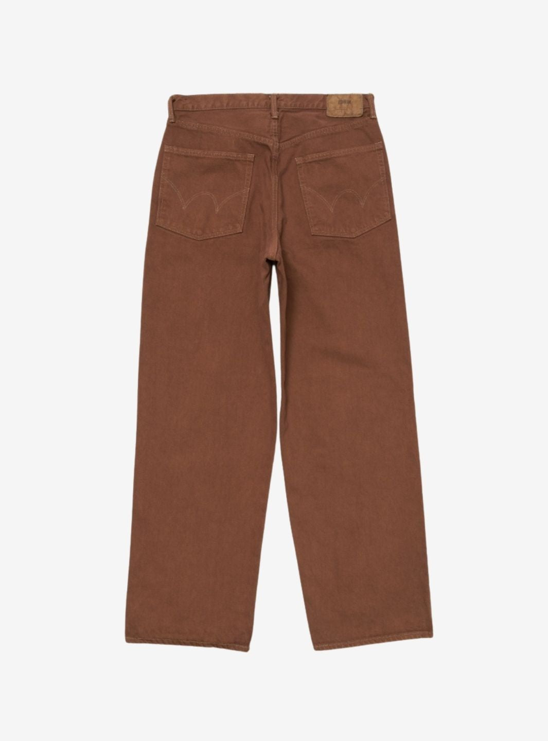 EDWIN Wide Pant Natural Brown Overdyed