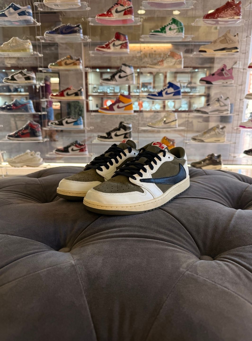 Air Jordan 1 Retro Low OG SP Travis Scott Reverse Olive - Usato 9/10