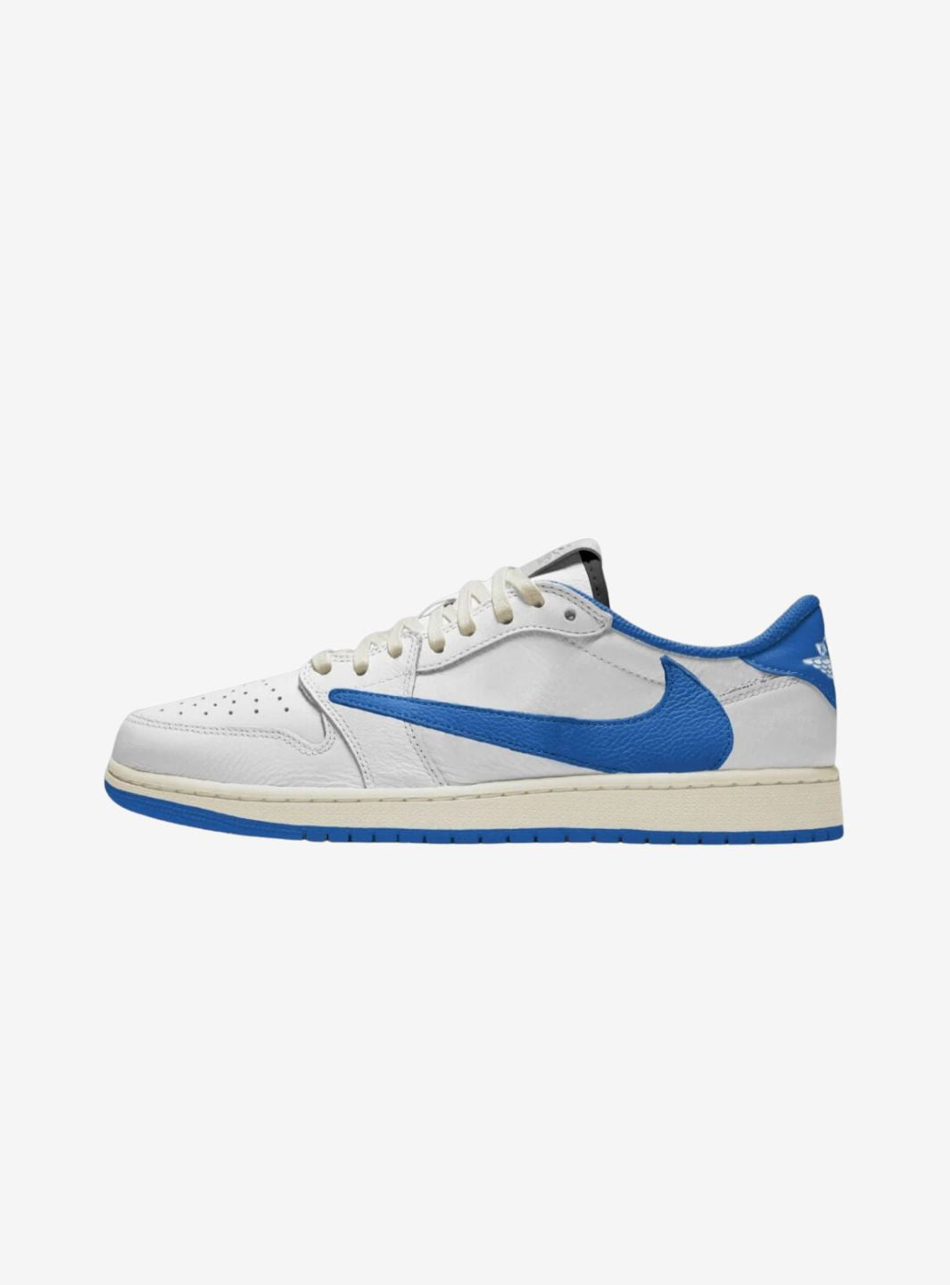 Air Jordan 1 Retro Low OG SP Fragment x Travis Scott Sail Military Blue