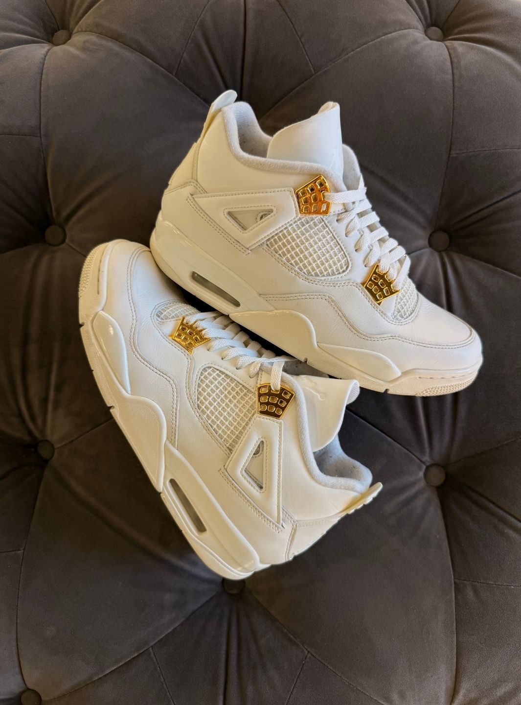 Air Jordan 4 Retro Metallic Gold - Usato 9/10