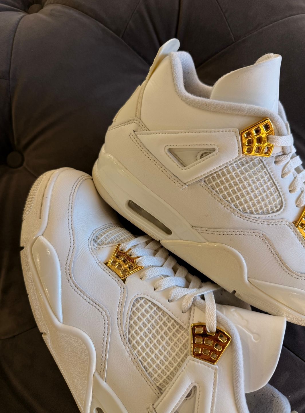Air Jordan 4 Retro Metallic Gold - Usato 9/10