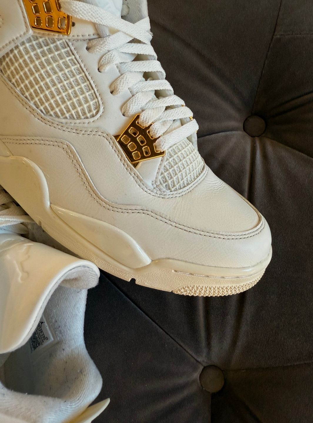 Air Jordan 4 Retro Metallic Gold - Usato 9/10
