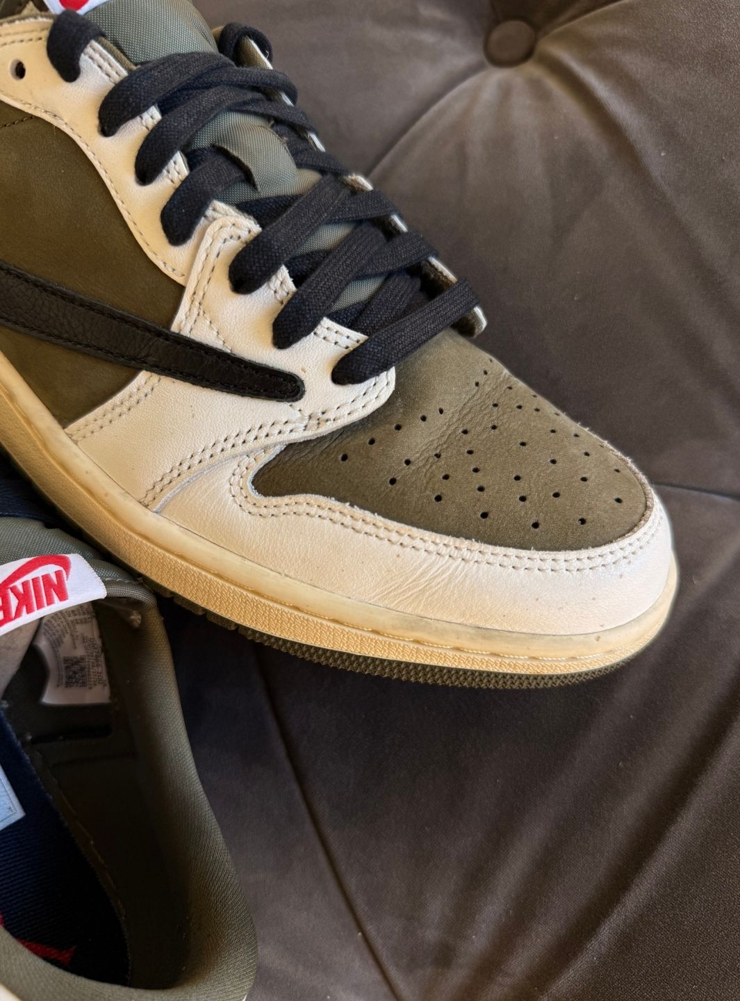 Air Jordan 1 Retro Low OG SP Travis Scott Reverse Olive - Usato 9/10