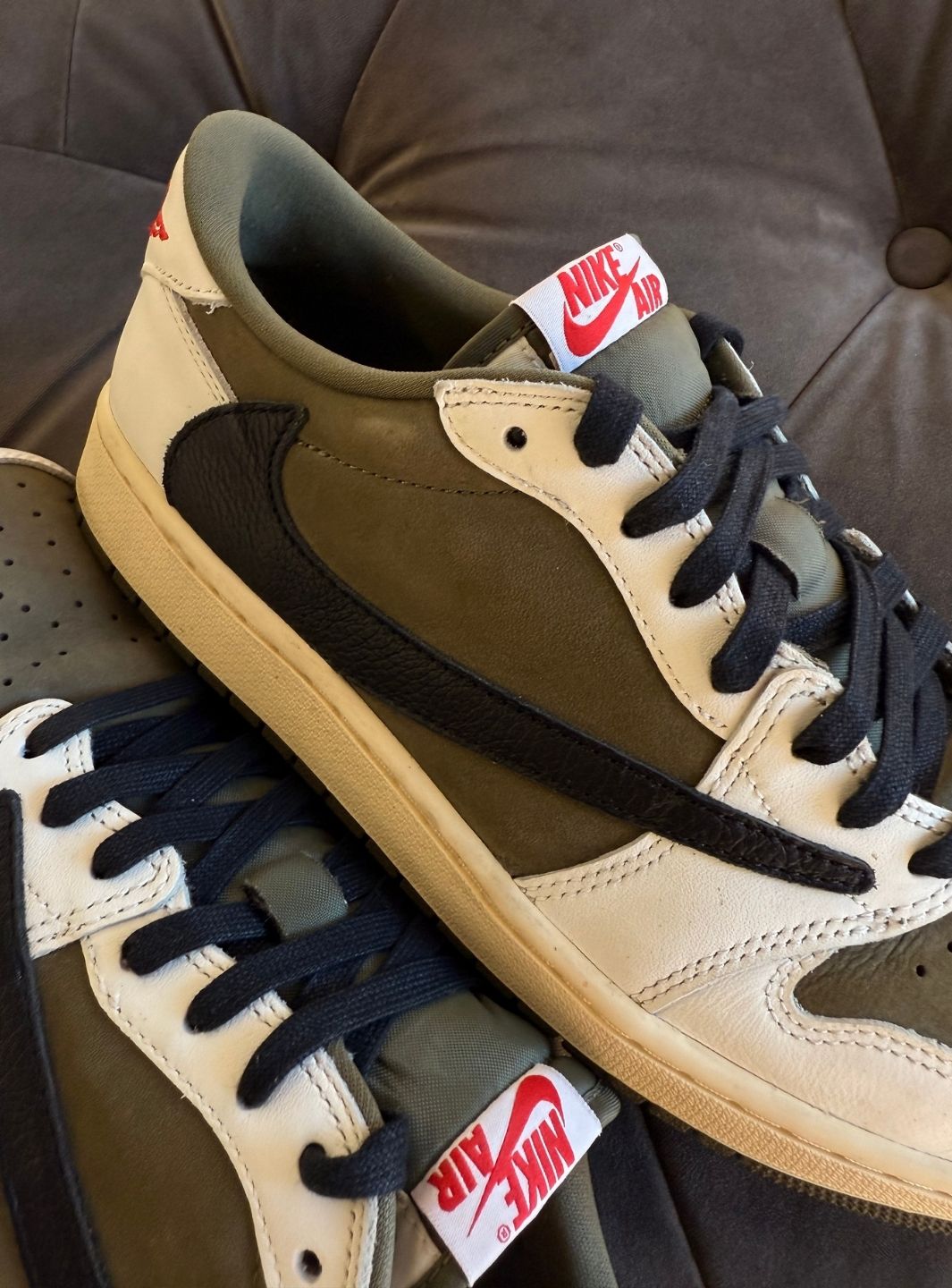 Air Jordan 1 Retro Low OG SP Travis Scott Reverse Olive - Usato 9/10