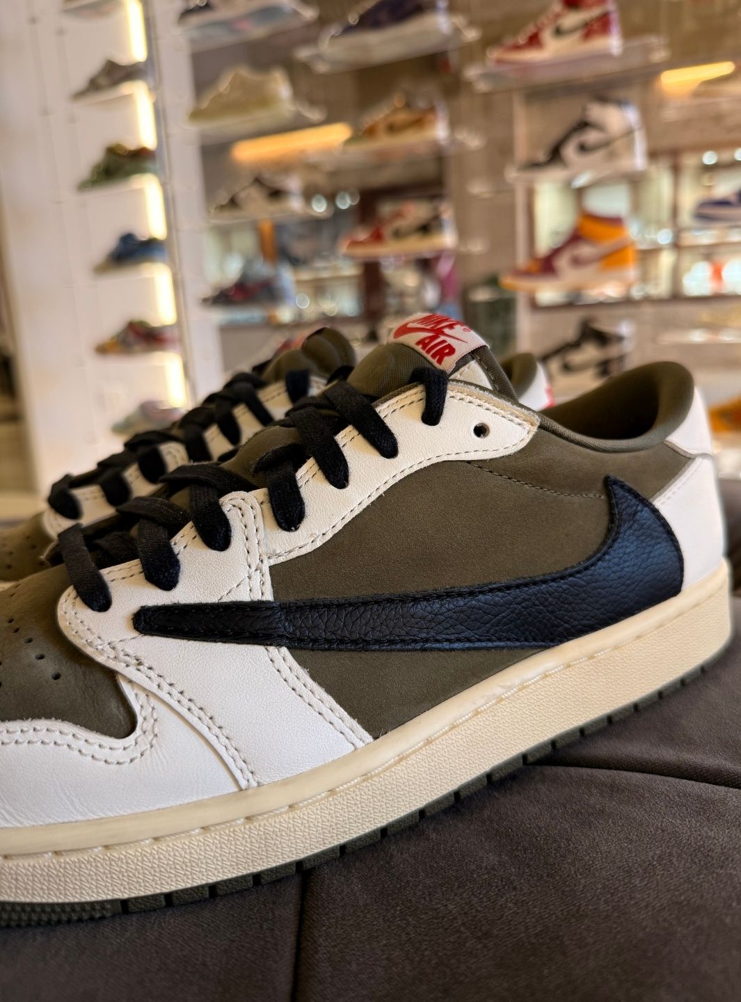 Air Jordan 1 Retro Low OG SP Travis Scott Reverse Olive - Usato 9/10