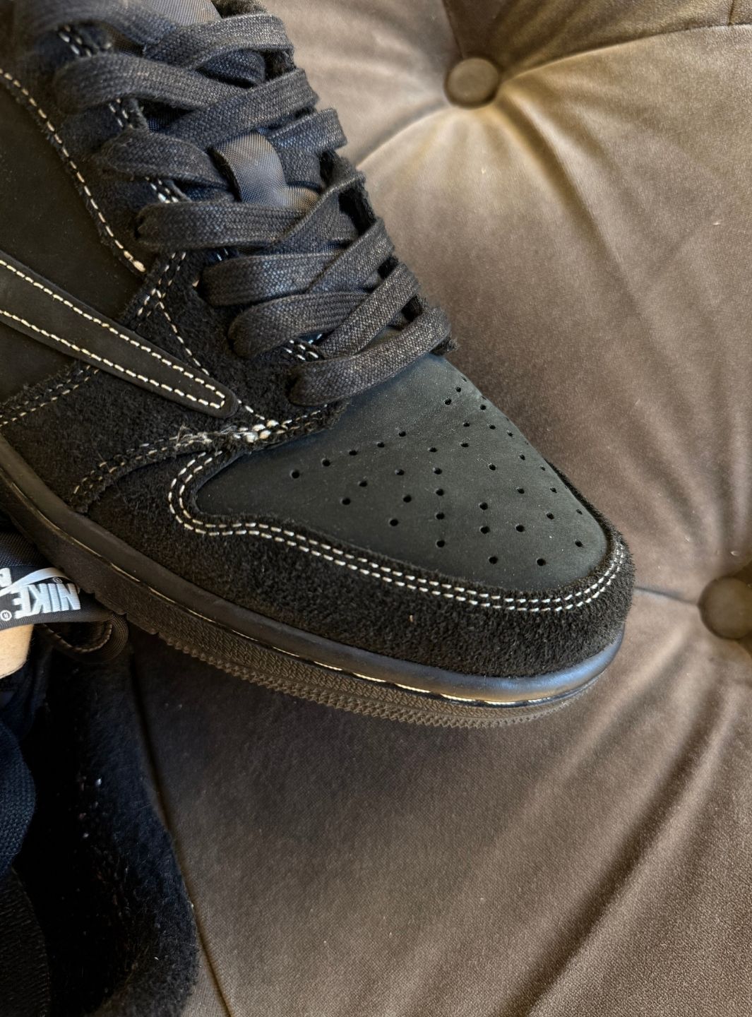 Air Jordan 1 Retro Low OG SP Travis Scott Black Phantom - Usato 9/10