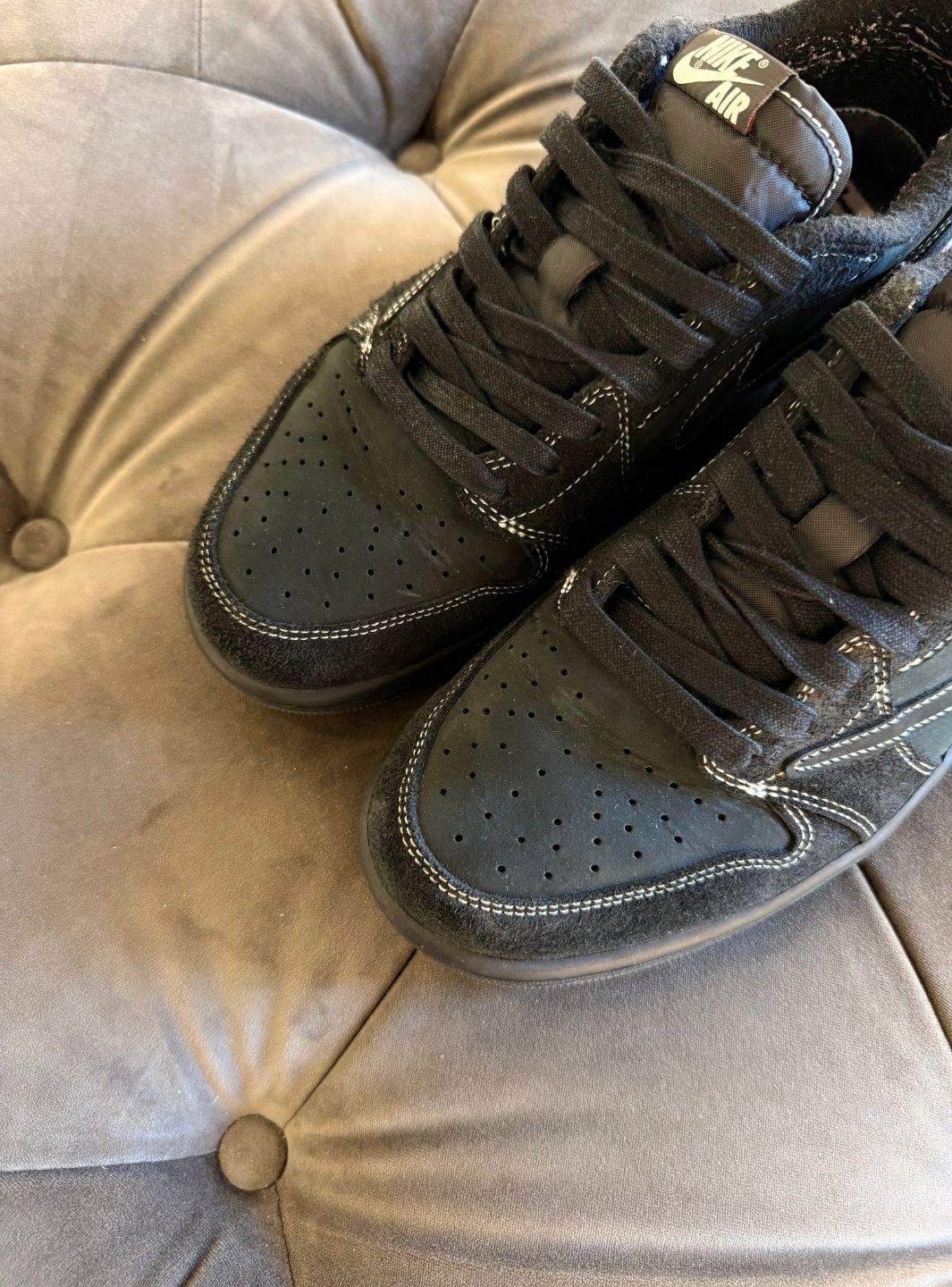 Air Jordan 1 Retro Low OG SP Travis Scott Black Phantom - Usato 9/10