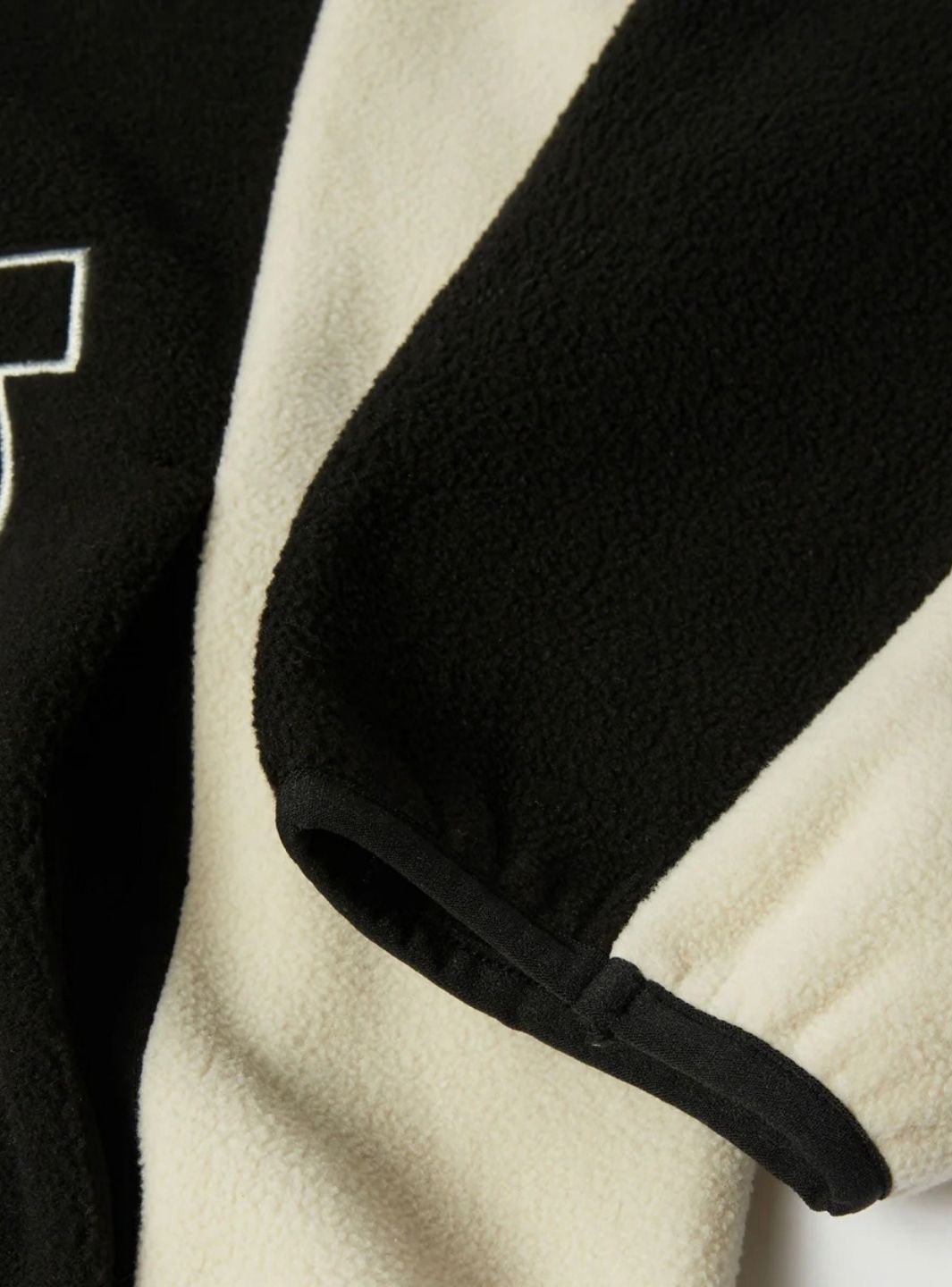 HUF Basecamp Quarter-Zip Polar Fleece Black