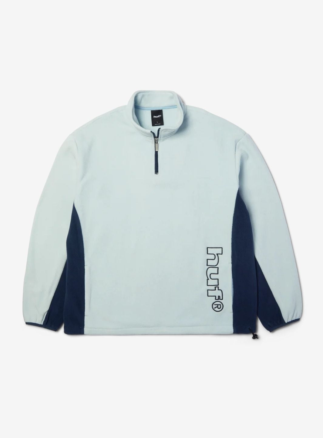 HUF Basecamp Quarter-Zip Polar Fleece Sky Blue