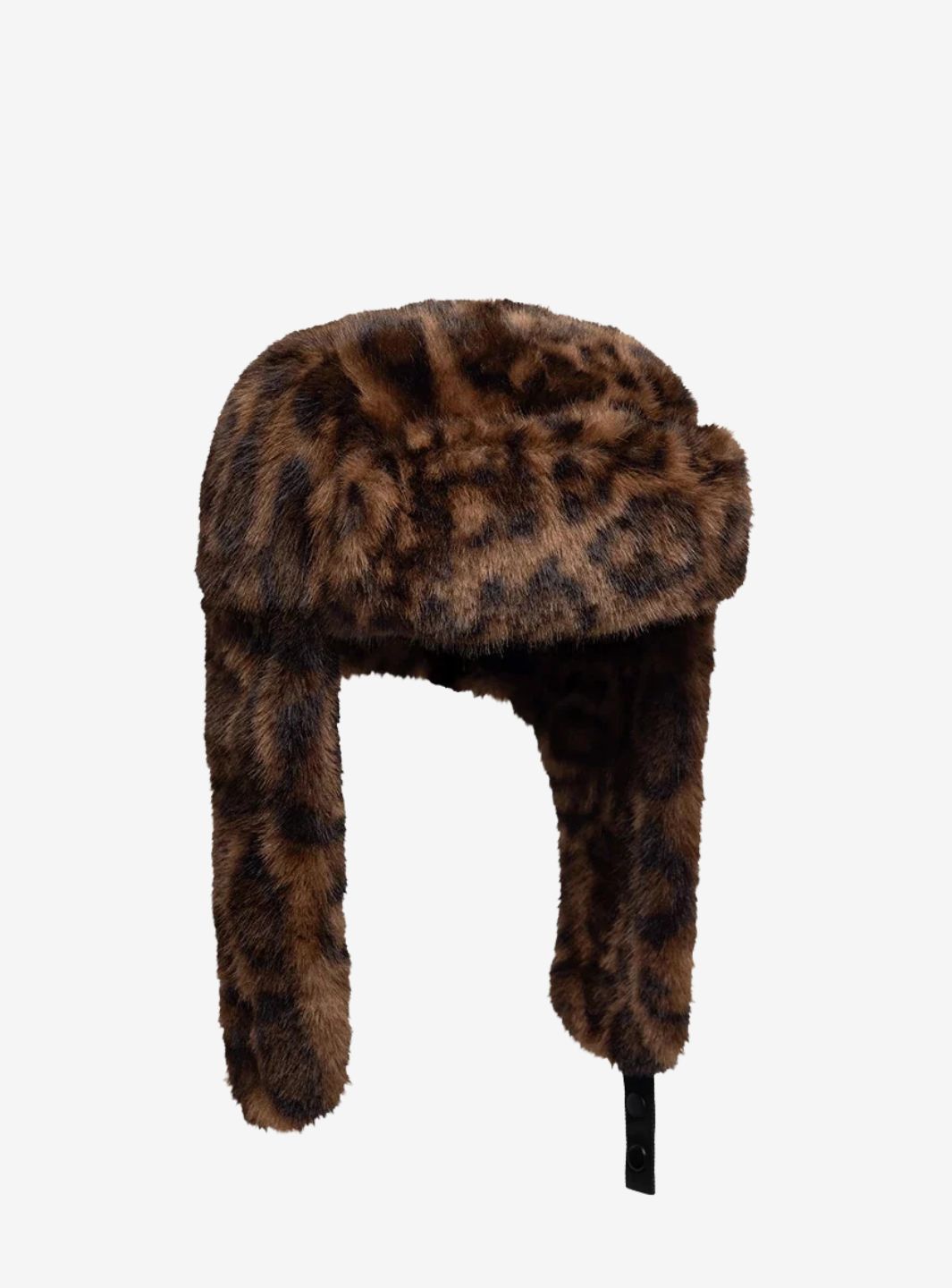 New Era Leo Faux Fur Marrone Scuro Trapper Hat