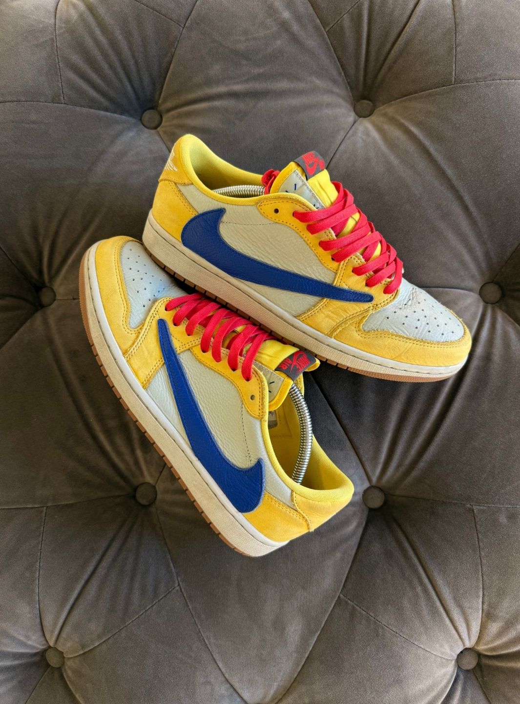 Air Jordan 1 Retro Low OG SP Travis Scott Canary - Usato 8.5/10