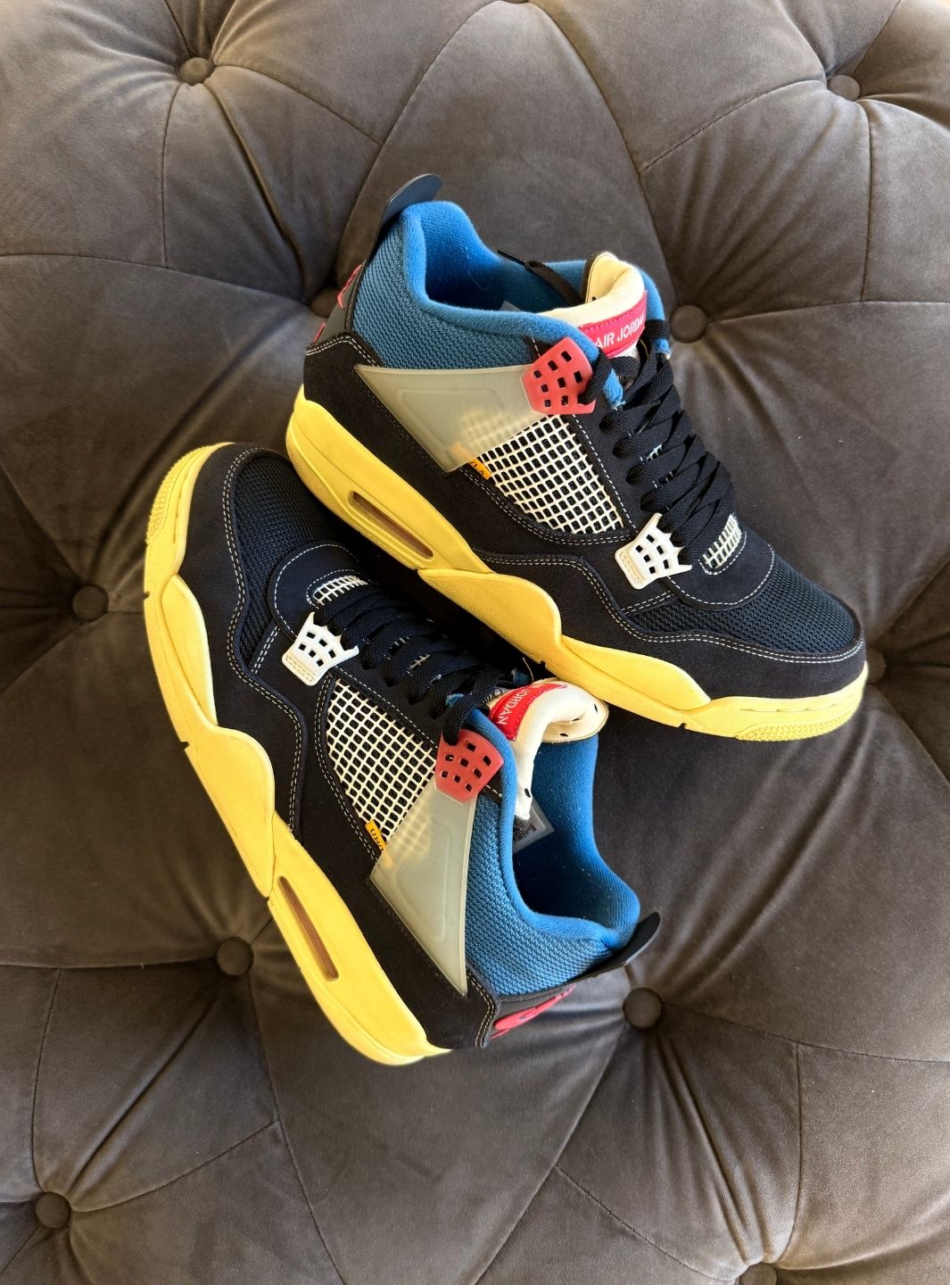 Air Jordan 4 Retro Union Off Noir - Usato 9.5/10