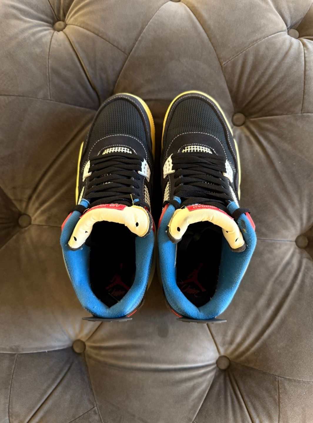 Air Jordan 4 Retro Union Off Noir - Usato 9.5/10