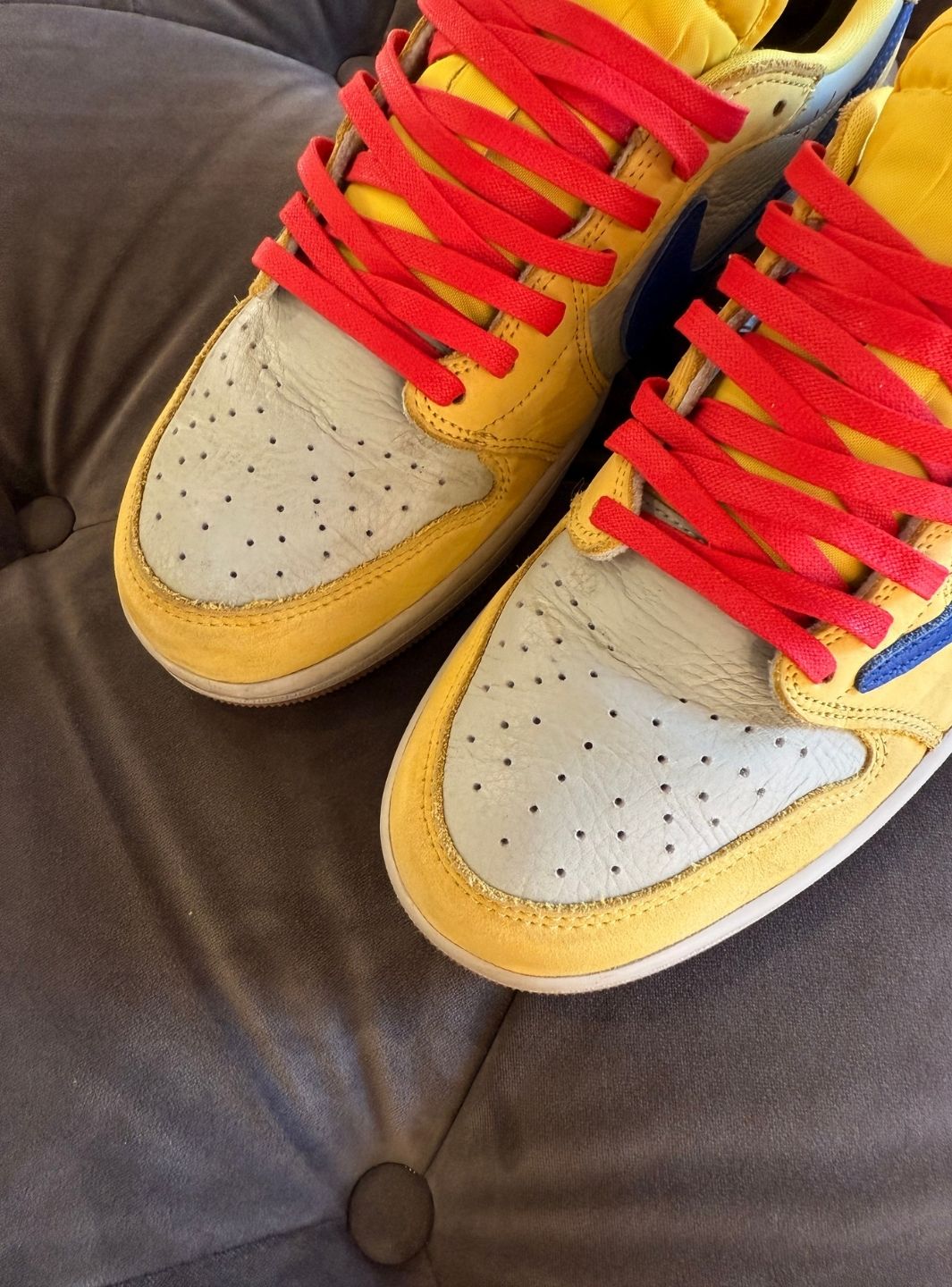 Air Jordan 1 Retro Low OG SP Travis Scott Canary - Usato 8.5/10