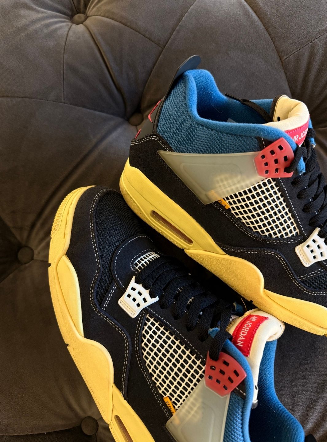 Air Jordan 4 Retro Union Off Noir - Usato 9.5/10