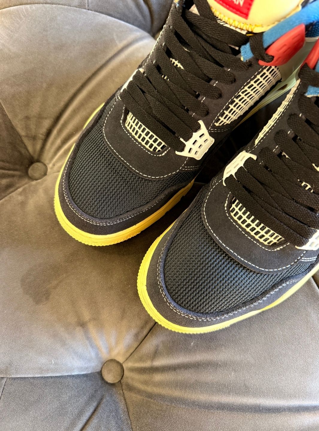 Air Jordan 4 Retro Union Off Noir - Usato 9.5/10