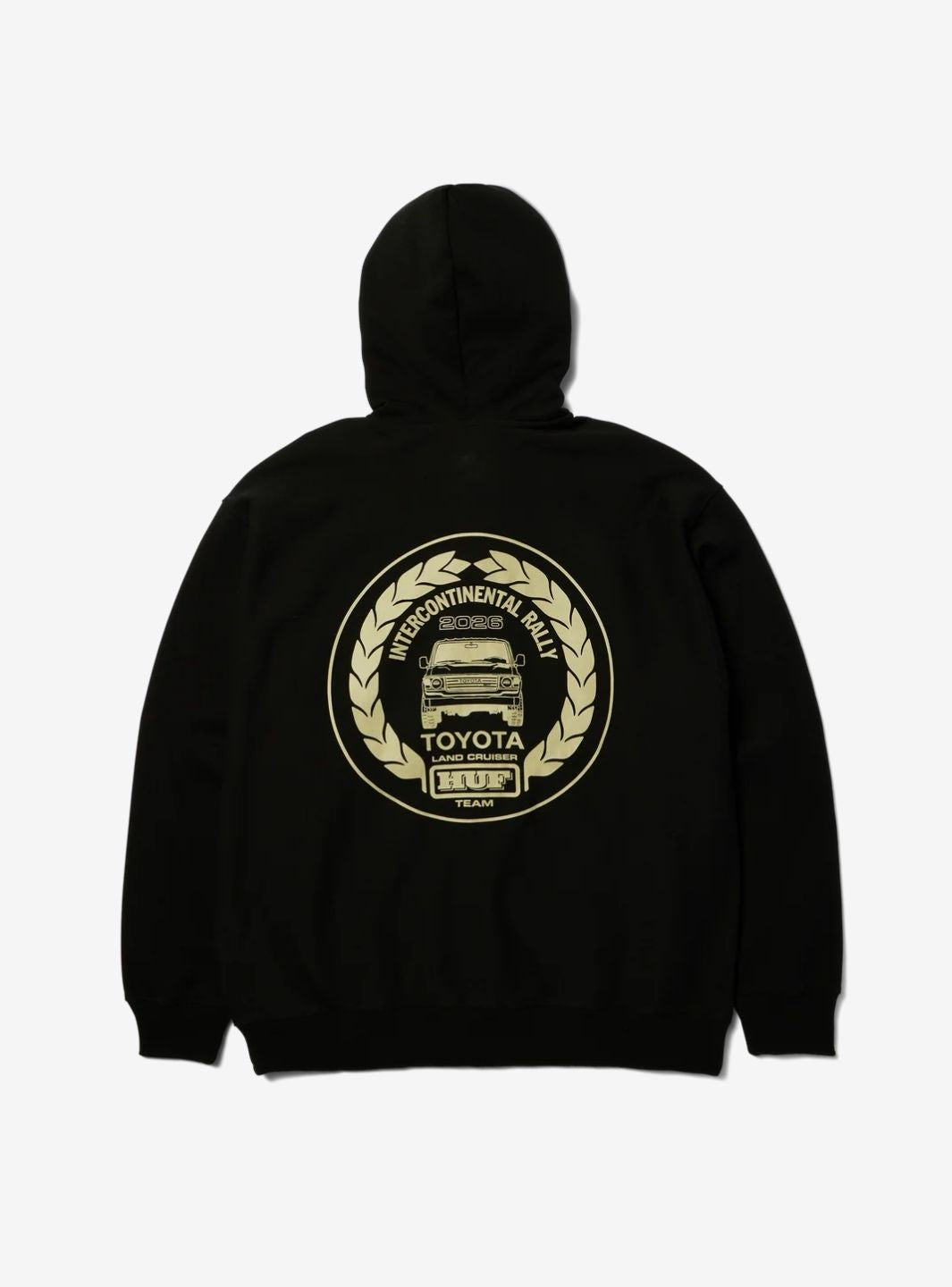 HUF x Toyota Land Cruiser Heavyweight Full-Zip Hoodie Black