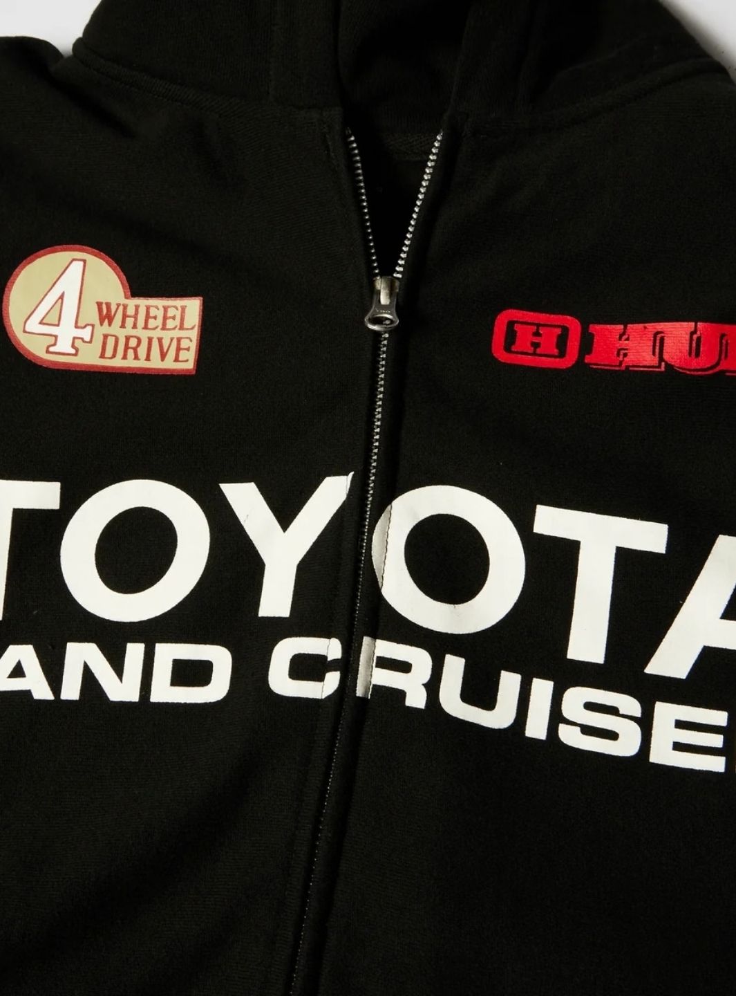 HUF x Toyota Land Cruiser Heavyweight Full-Zip Hoodie Black