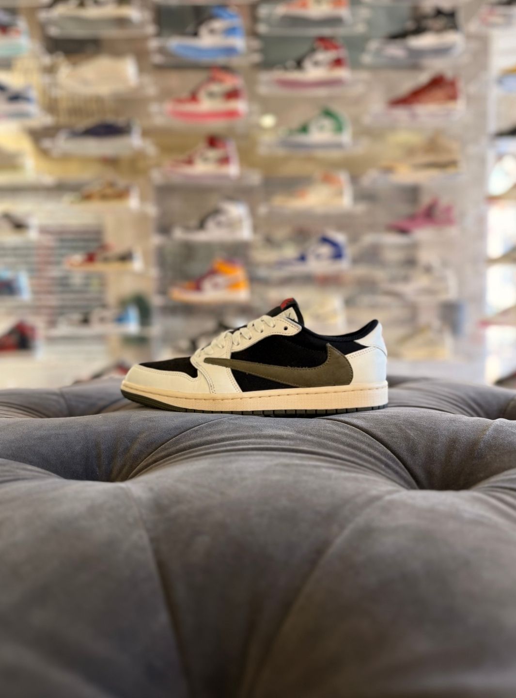 Air Jordan 1 Retro Low OG SP Travis Scott Olive - Usato 9.5/10