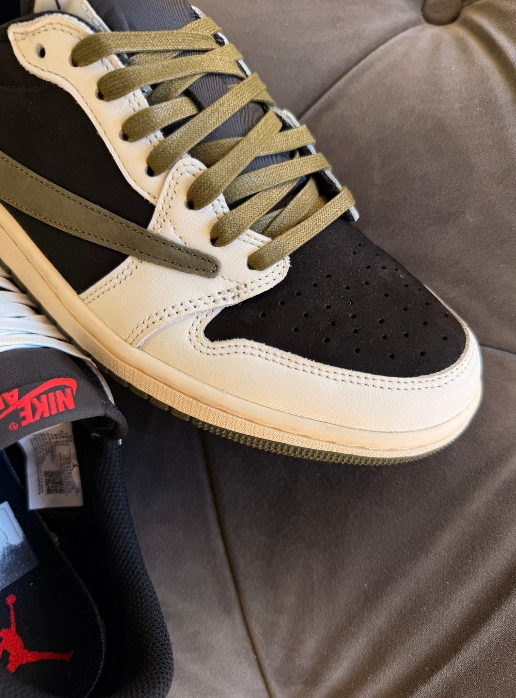 Air Jordan 1 Retro Low OG SP Travis Scott Olive - Usato 9.5/10