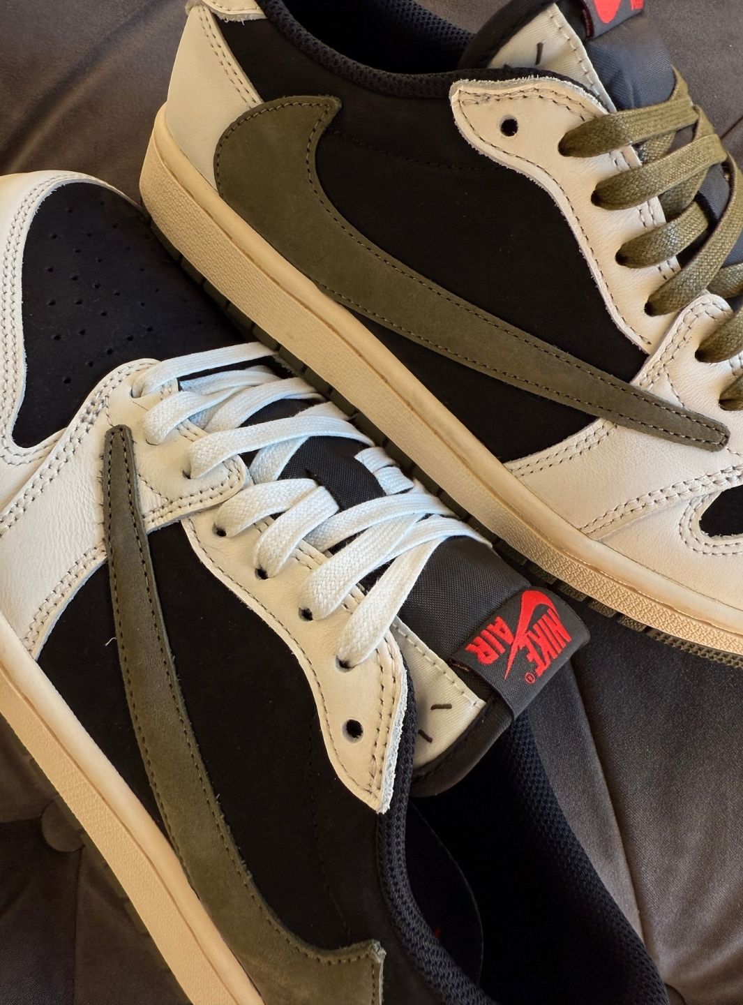 Air Jordan 1 Retro Low OG SP Travis Scott Olive - Usato 9.5/10