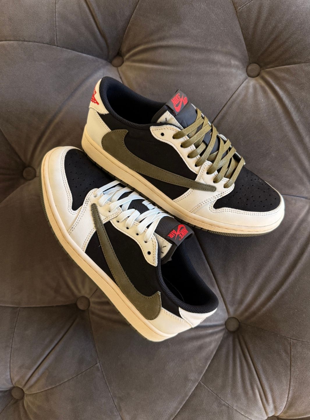 Air Jordan 1 Retro Low OG SP Travis Scott Olive - Usato 9.5/10
