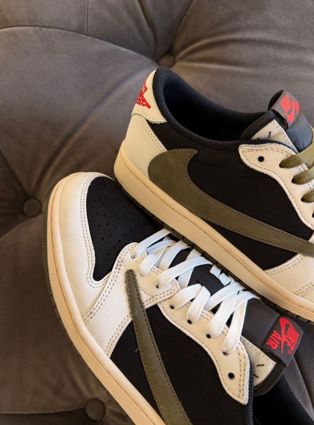 Air Jordan 1 Retro Low OG SP Travis Scott Olive - Usato 9.5/10