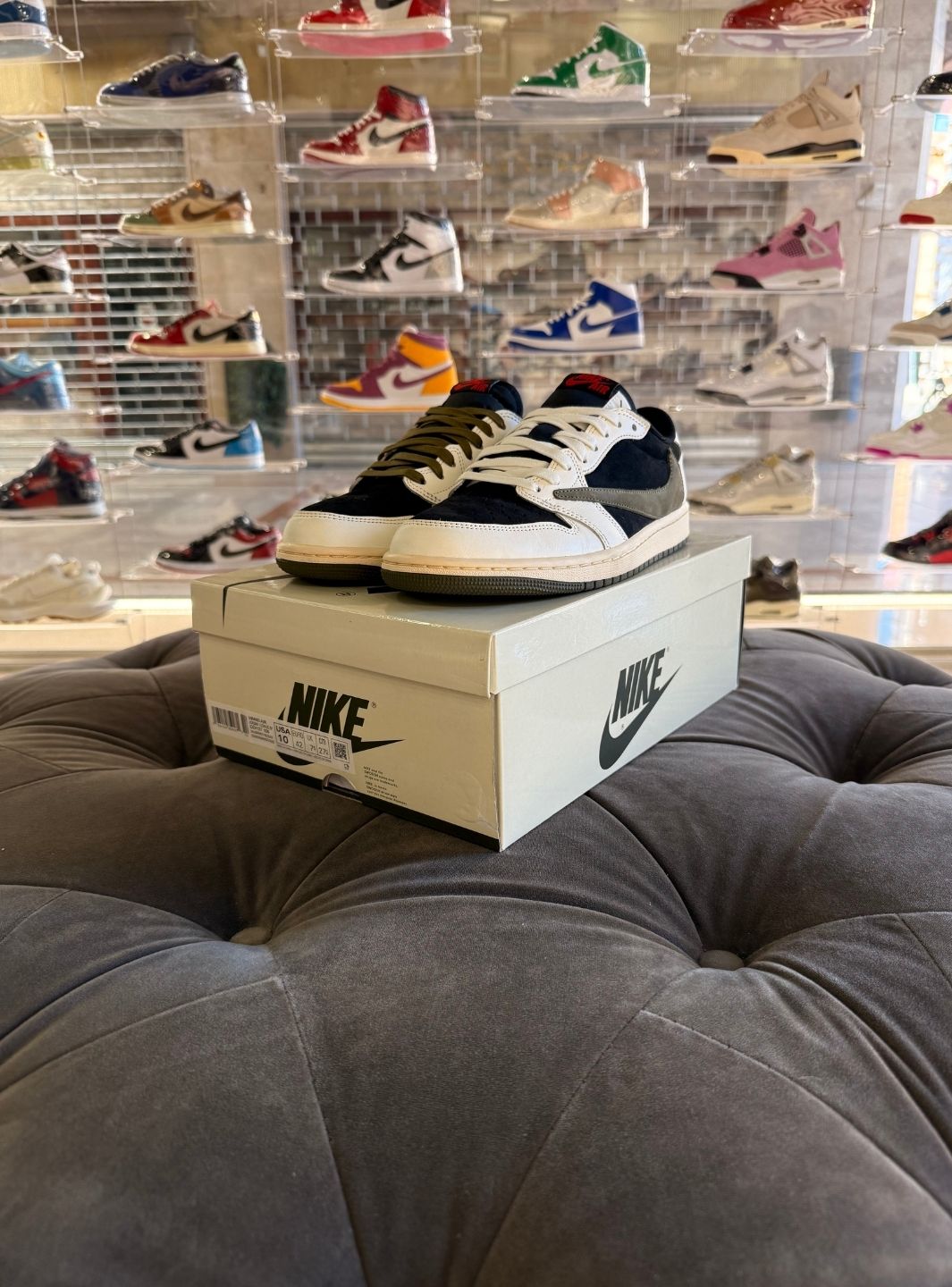 Air Jordan 1 Retro Low OG SP Travis Scott Olive - Usato 9.5/10