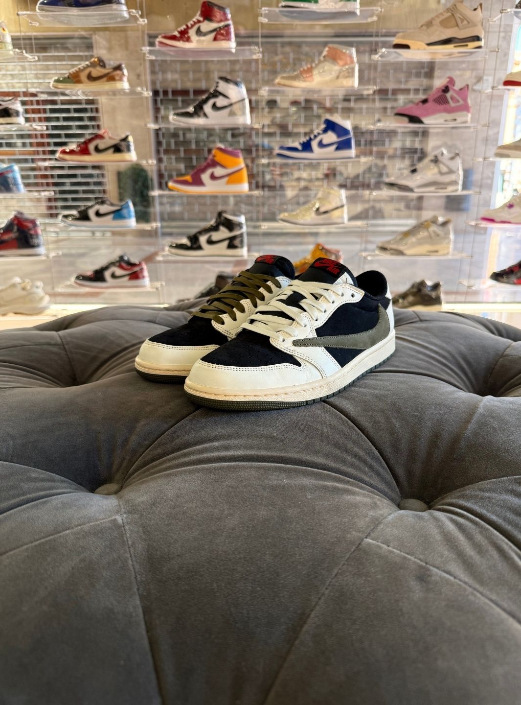 Air Jordan 1 Retro Low OG SP Travis Scott Olive - Usato 9.5/10