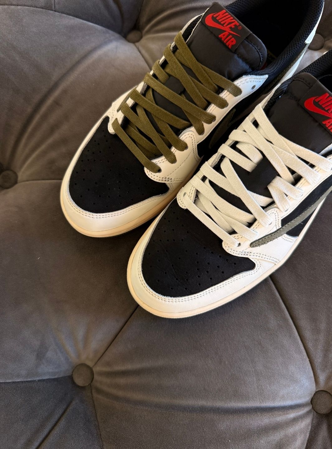Air Jordan 1 Retro Low OG SP Travis Scott Olive - Usato 9.5/10