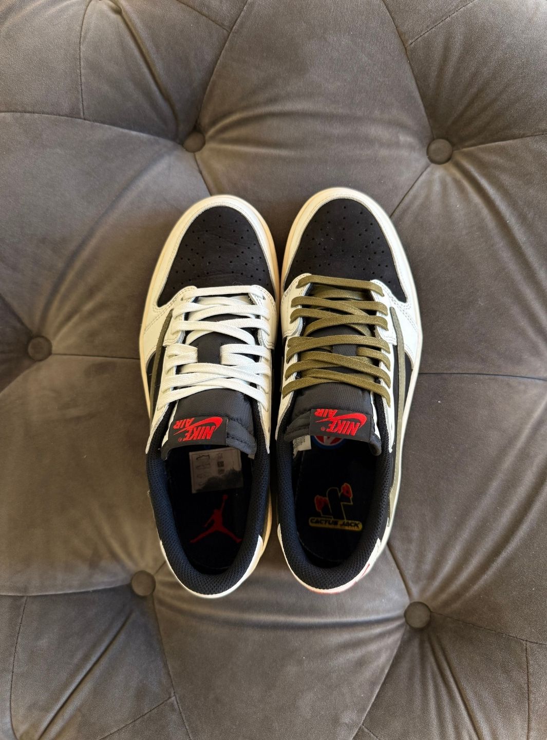 Air Jordan 1 Retro Low OG SP Travis Scott Olive - Usato 9.5/10