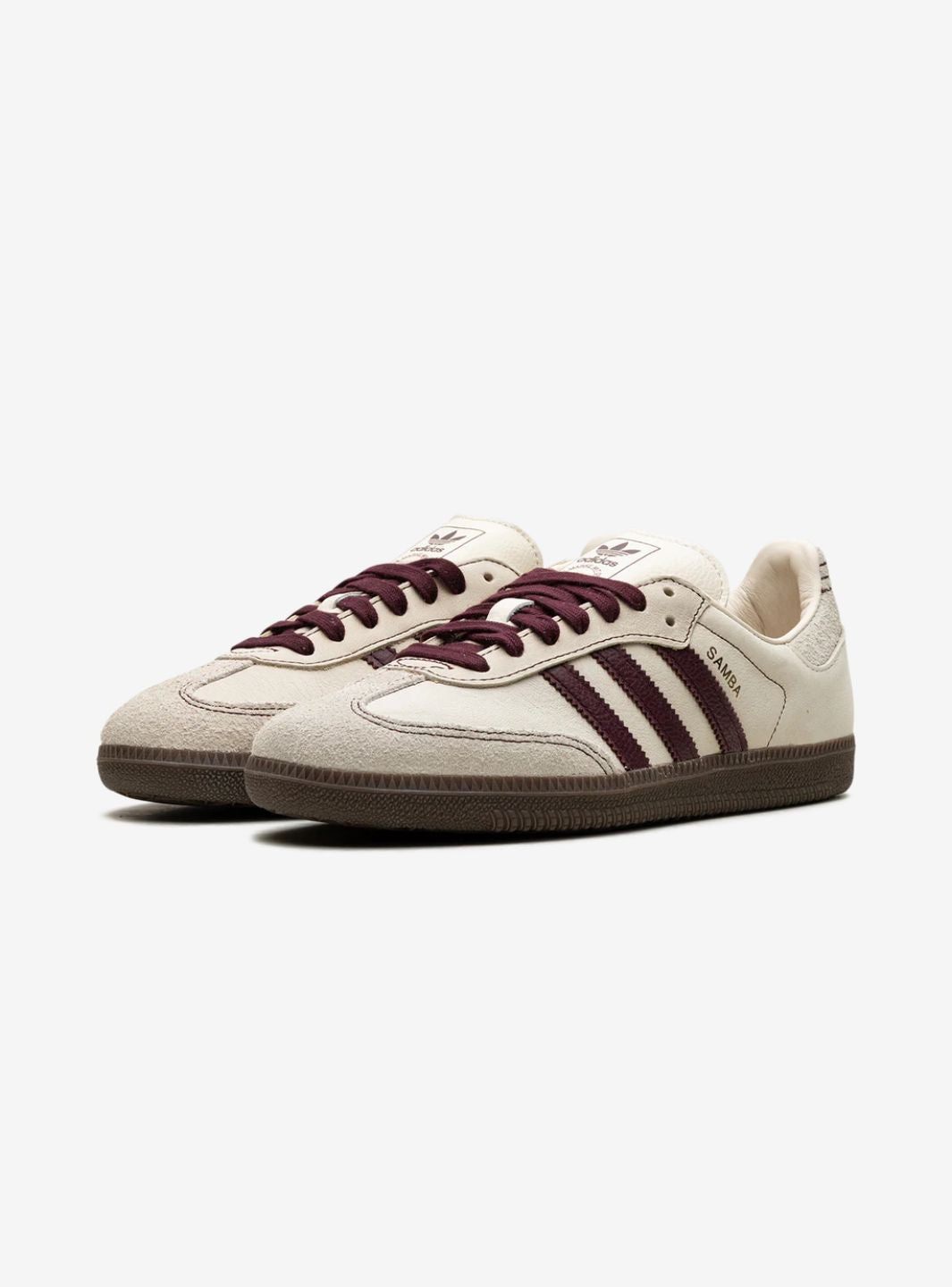 Adidas Samba OG Wonder White Maroon IG1987 ResellZone