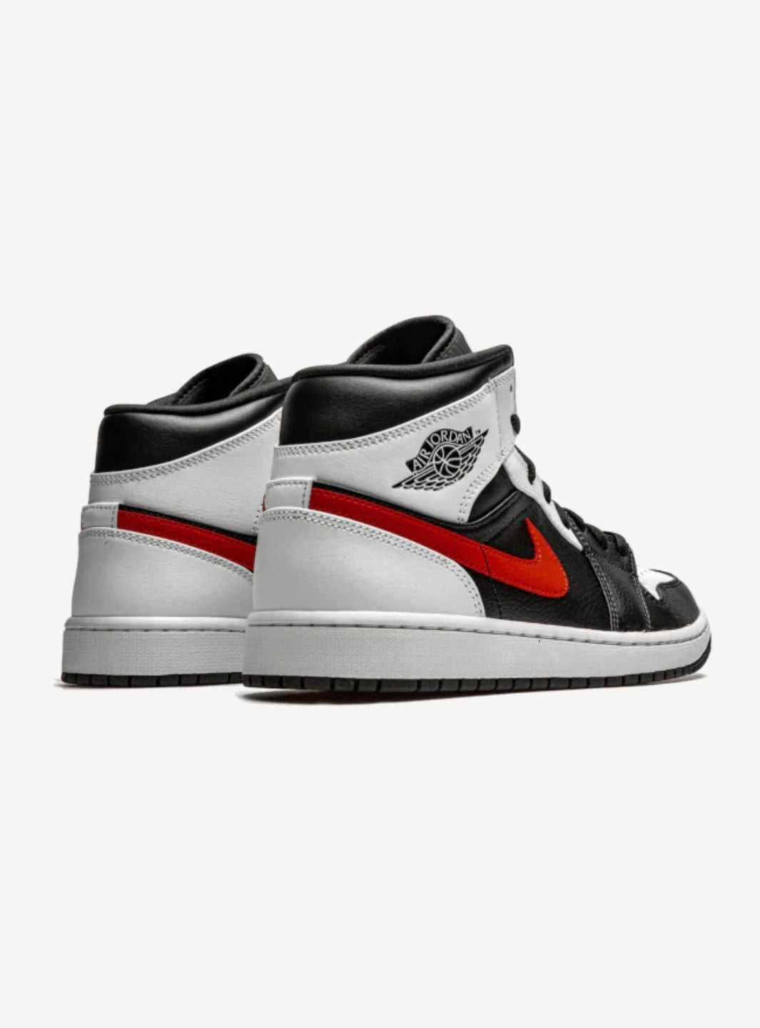 Air Jordan 1 Mid Black Chile Red White - 554724-075 | ResellZone