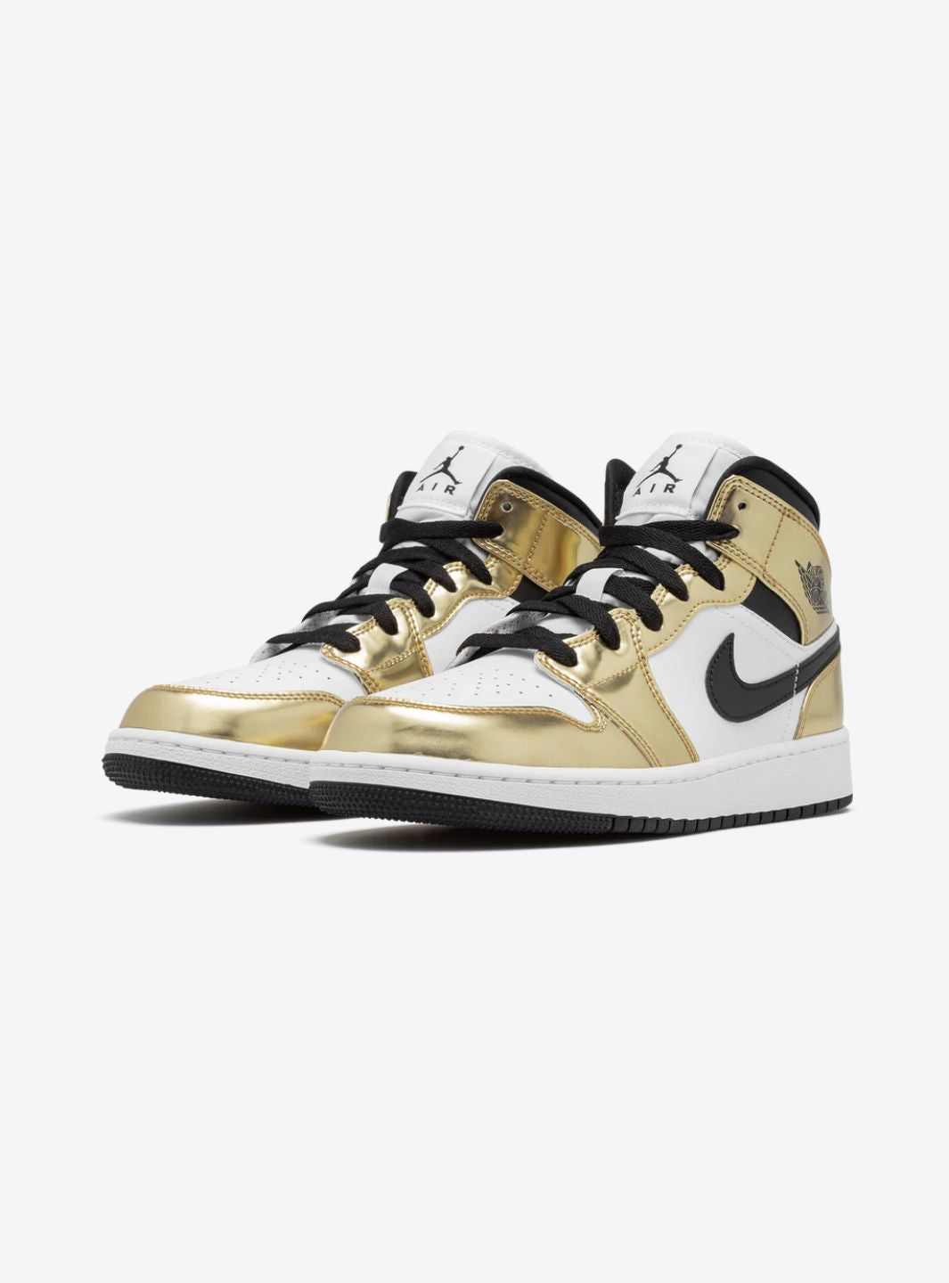 Air Jordan 1 Mid Metallic Gold Black White (GS) - DC1420-700 | ResellZone