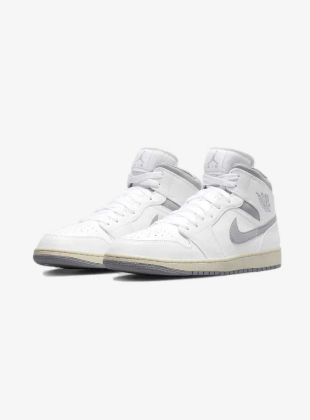 Air Jordan Mid White Grey Air Jordan Mid Women's Nike ID