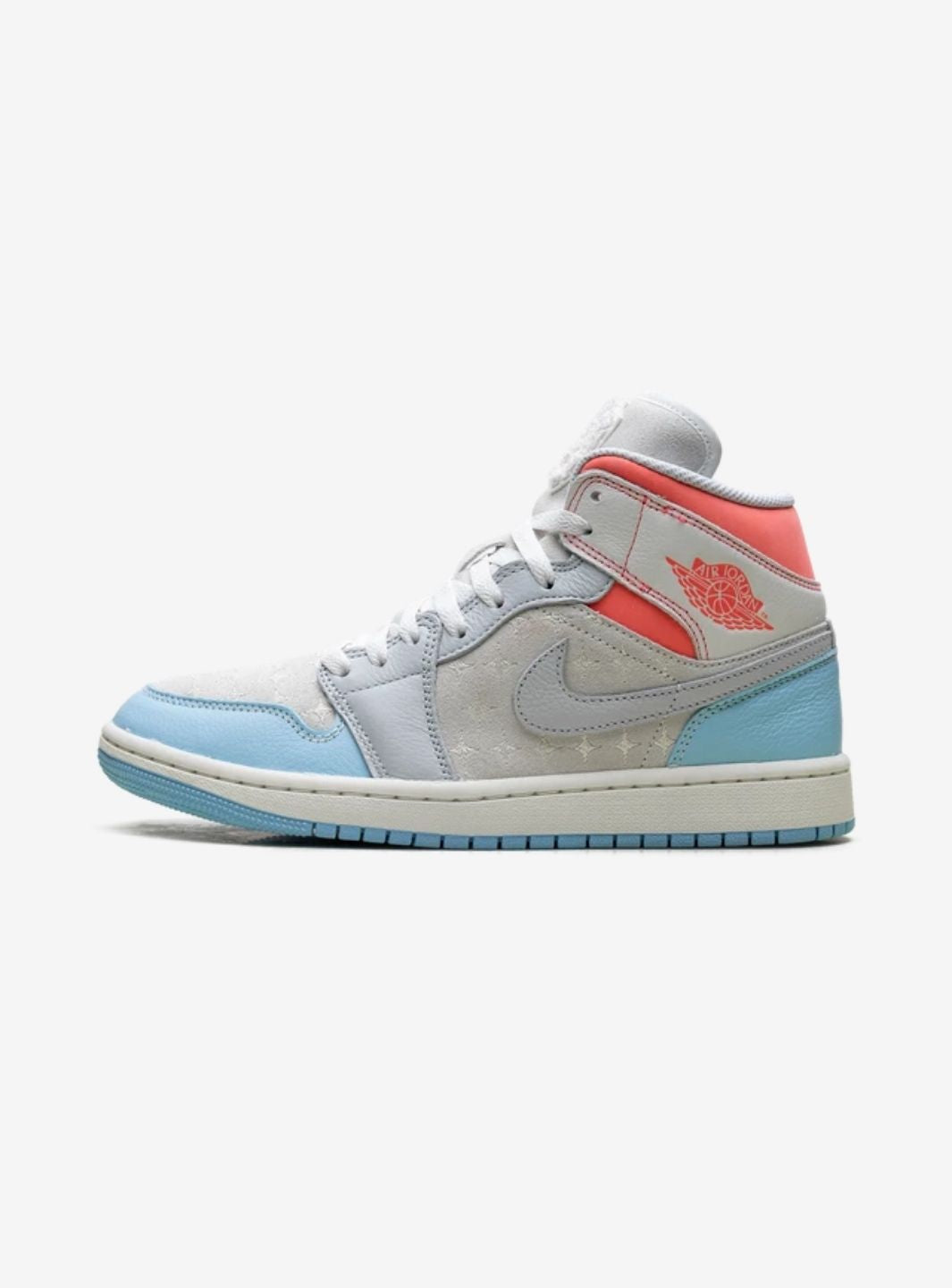 Air Jordan 1 Mid Sail Hot Lava Blue Chill - IM7420-133 | ResellZone